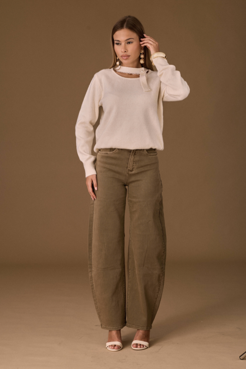 Pantalone Ballon Cammello