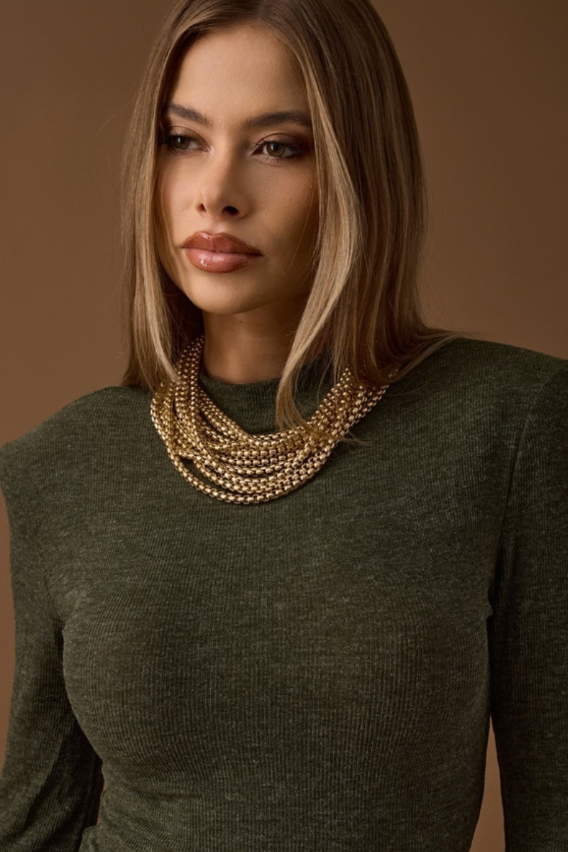 Collana Multifili Oro