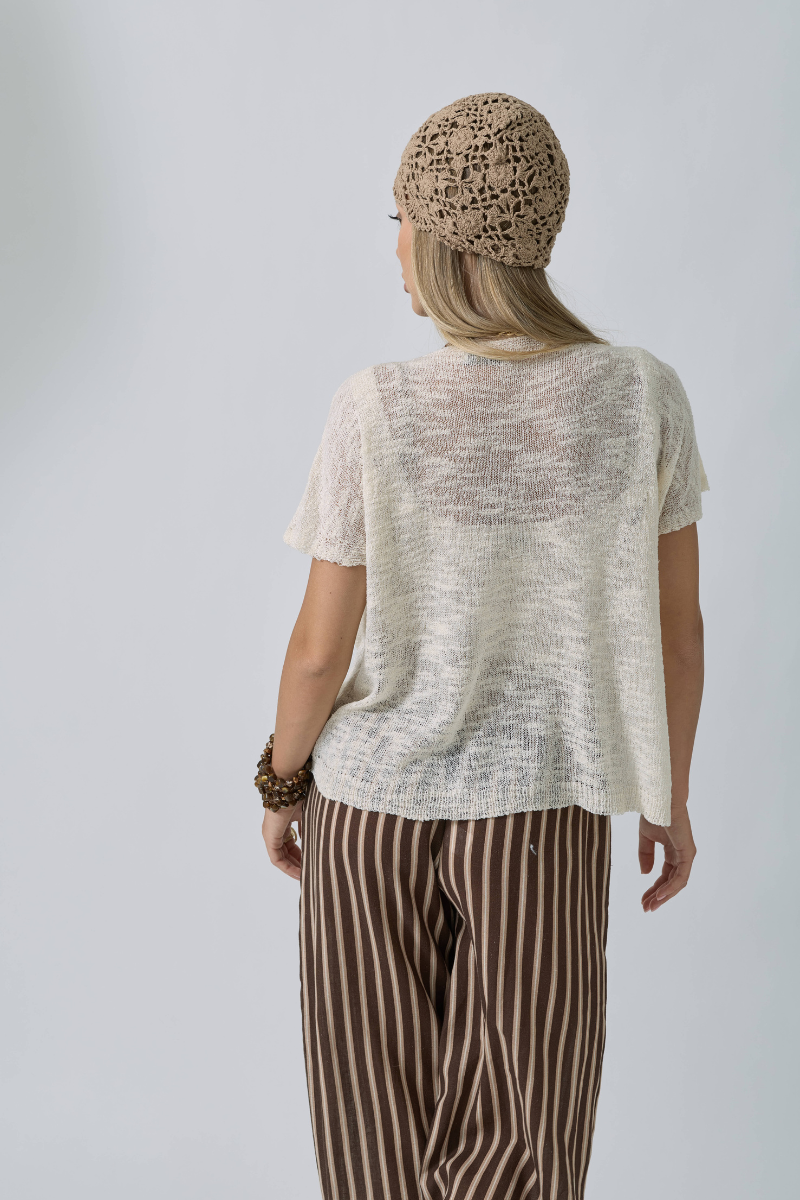 Cardigan Nora Beige Chiaro