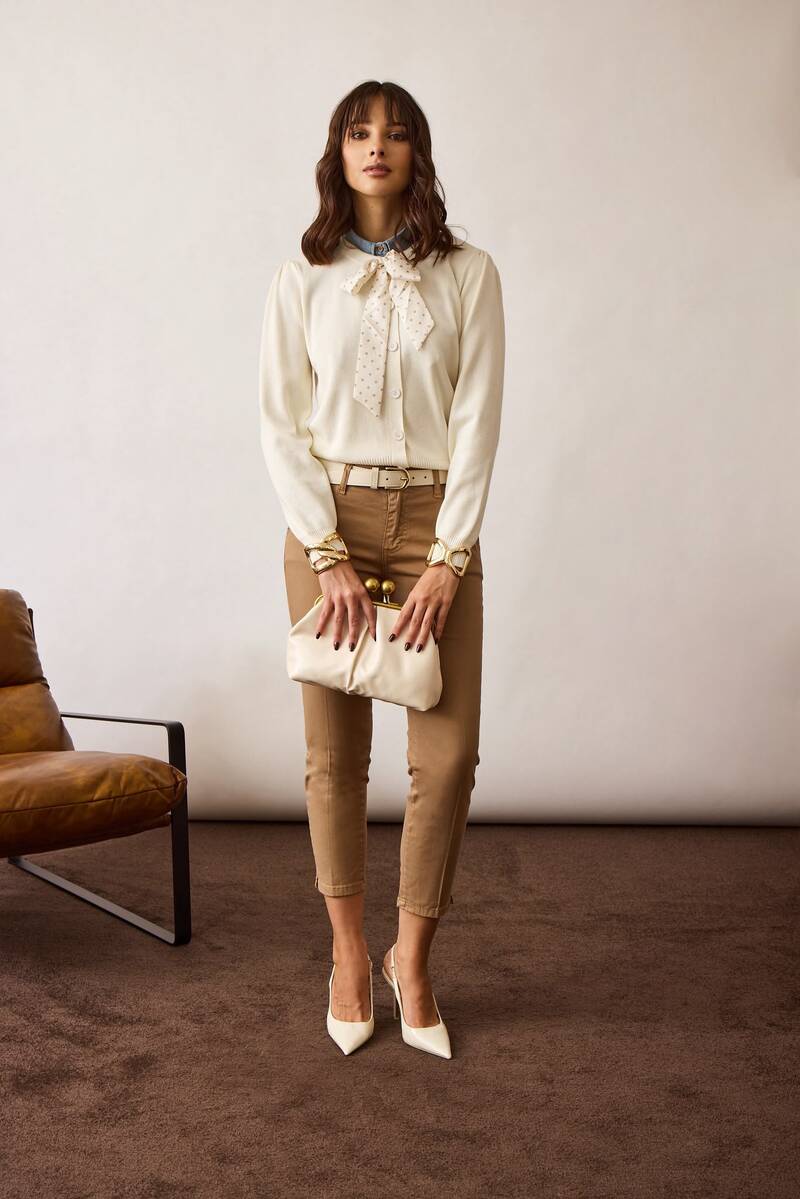 Pantalone Basic Cammello