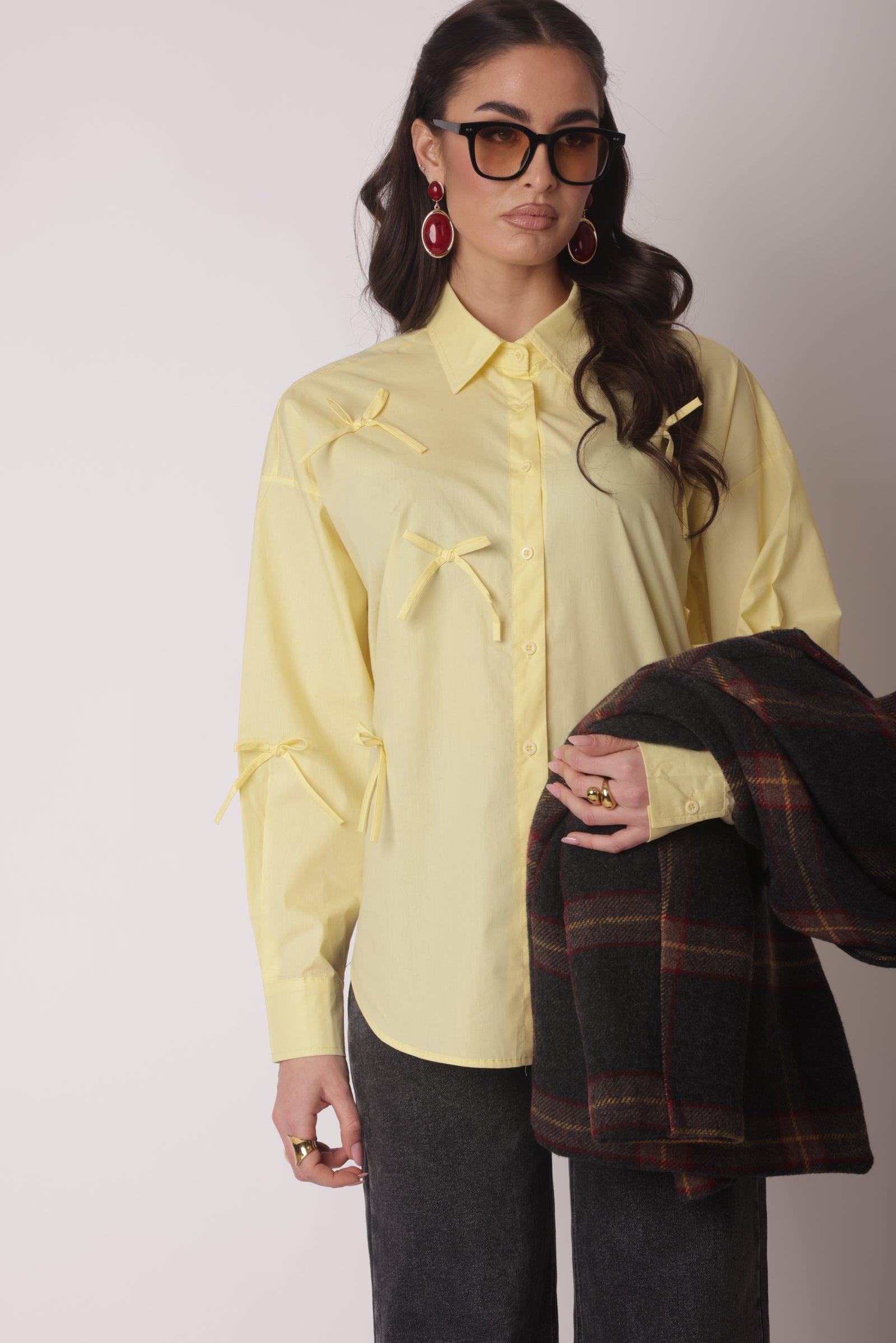 Camicia Fiocco Giallo
