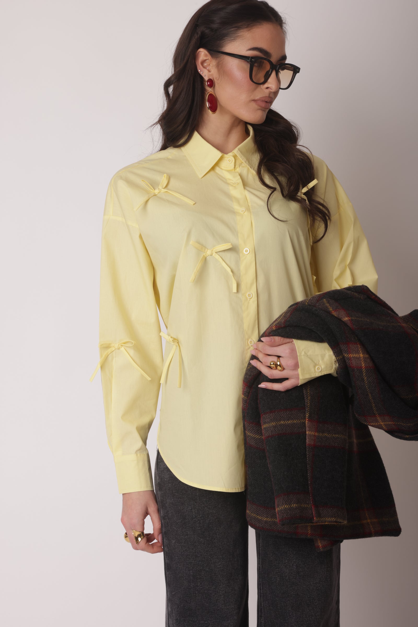 Camicia Fiocco Giallo