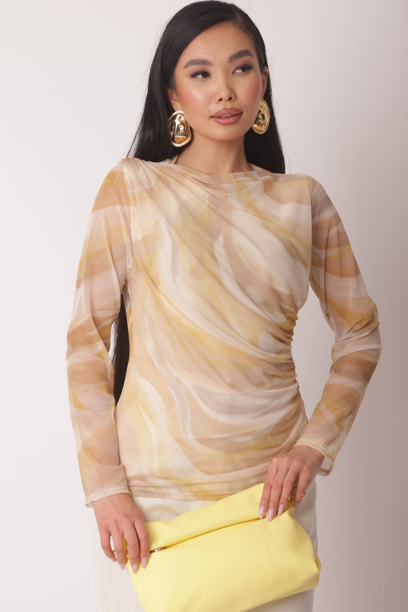 Maglia Tulle Arya Giallo