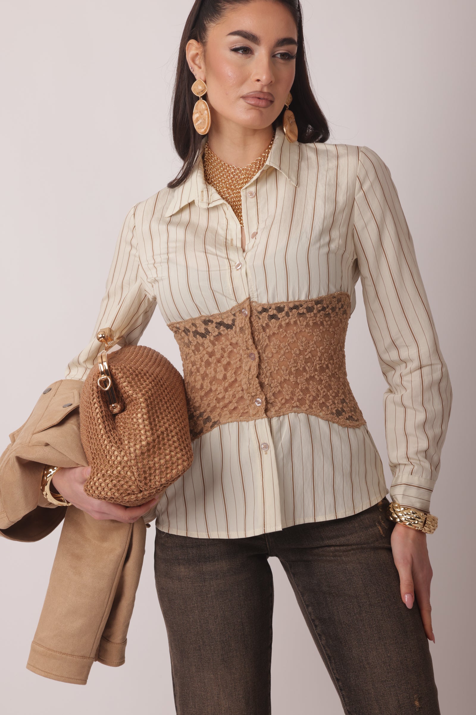 Camicia Beatrix Beige