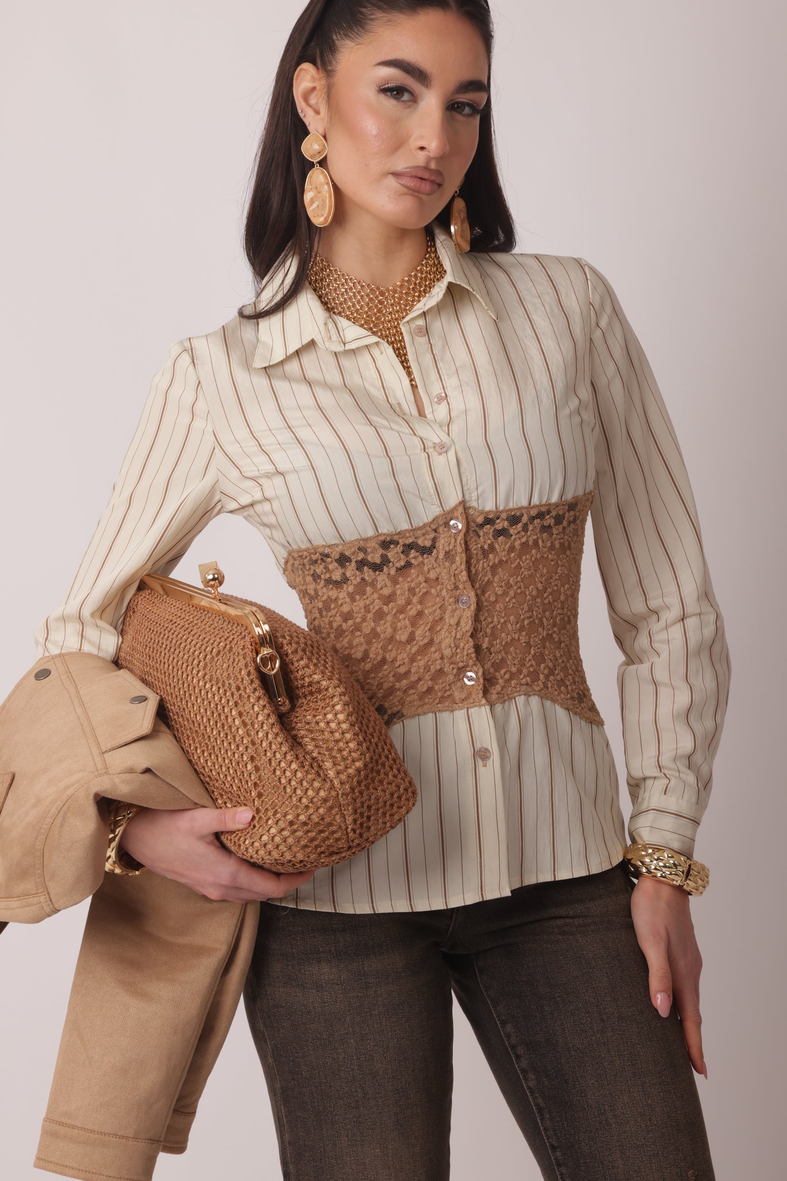 Camicia Beatrix Beige