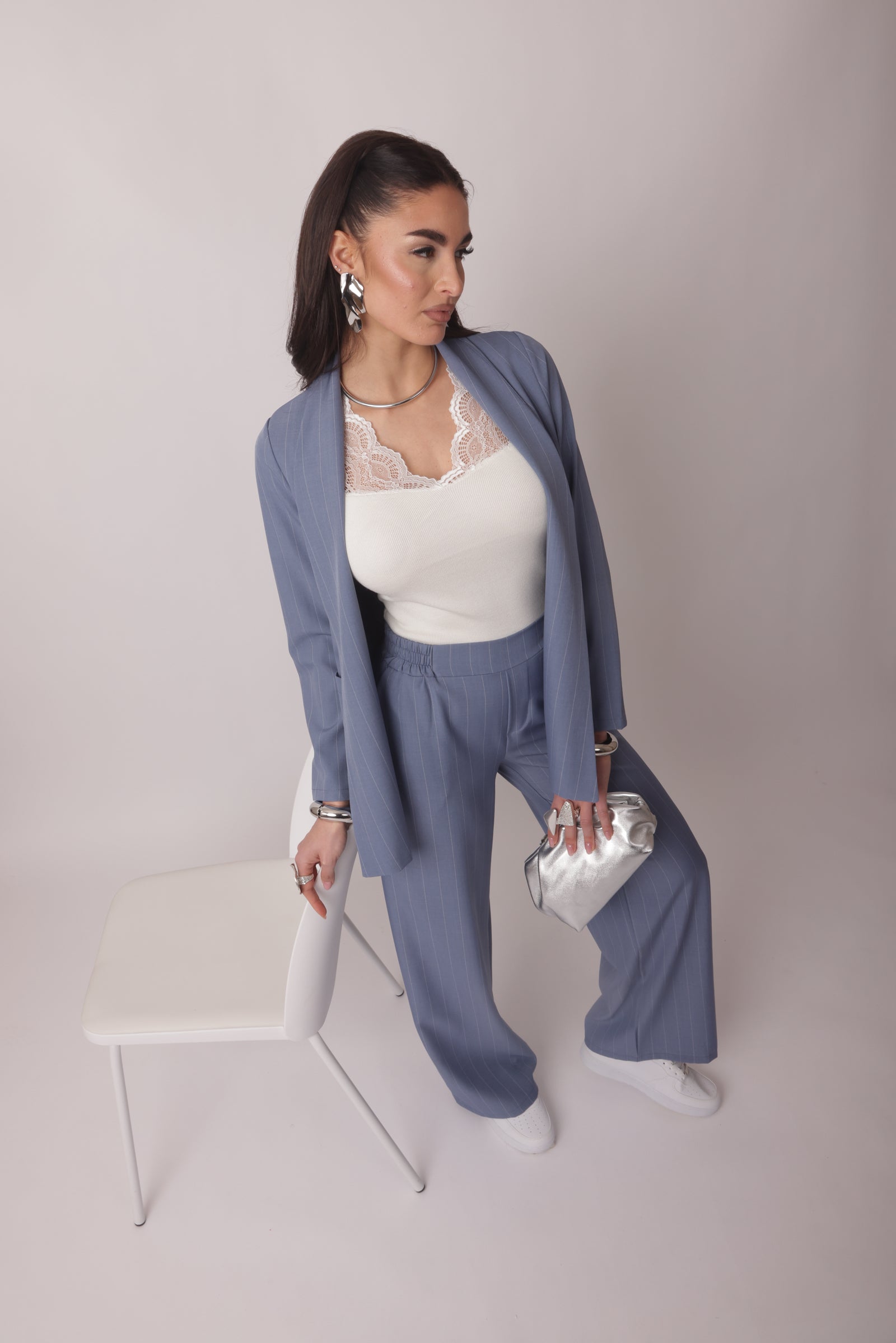 Pantalone Gessato Lucy Avion