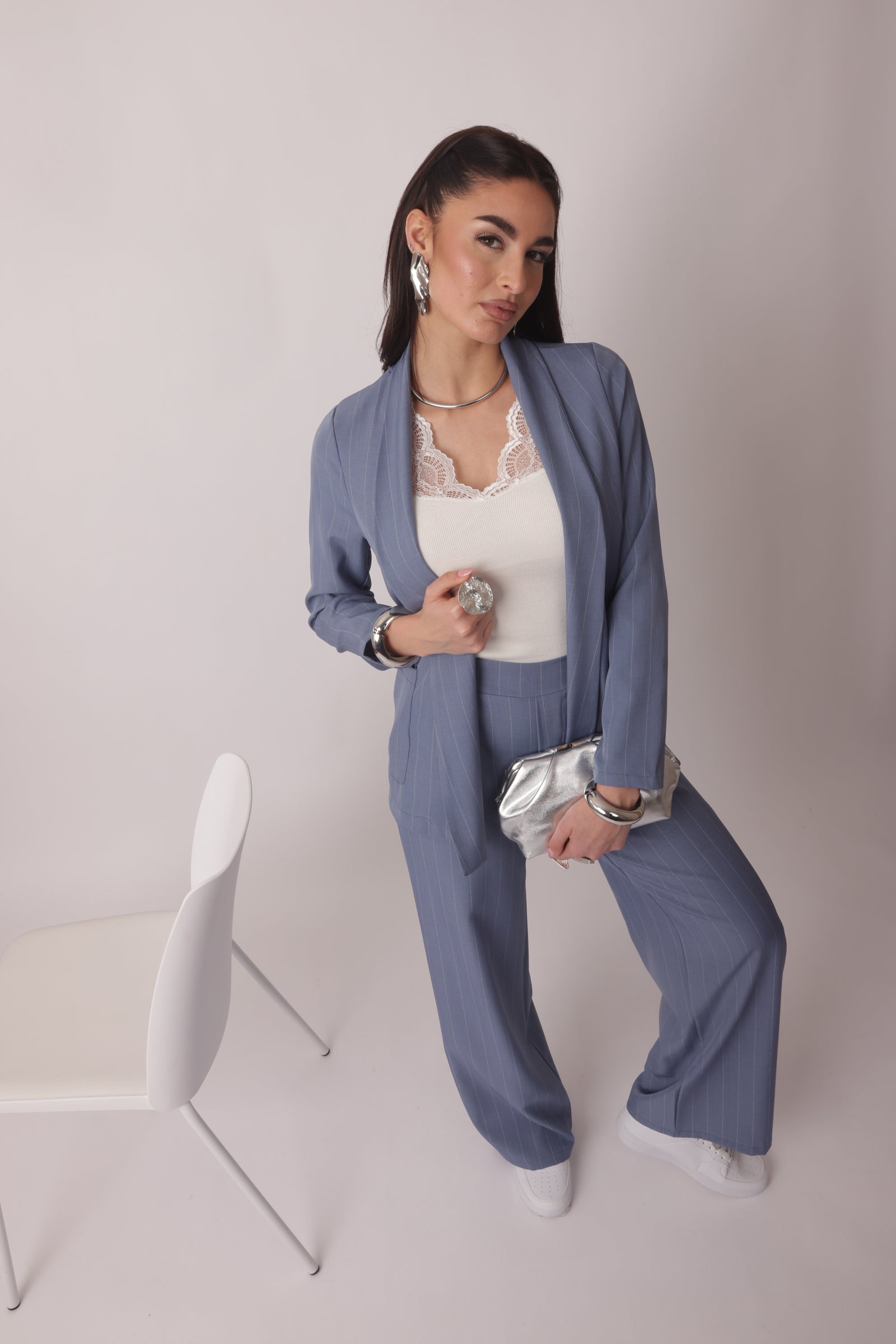 Pantalone Gessato Lucy Avion
