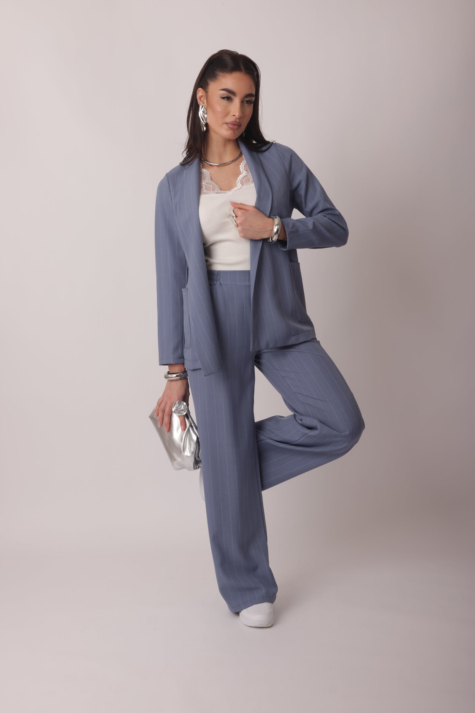 Pantalone Gessato Lucy Avion