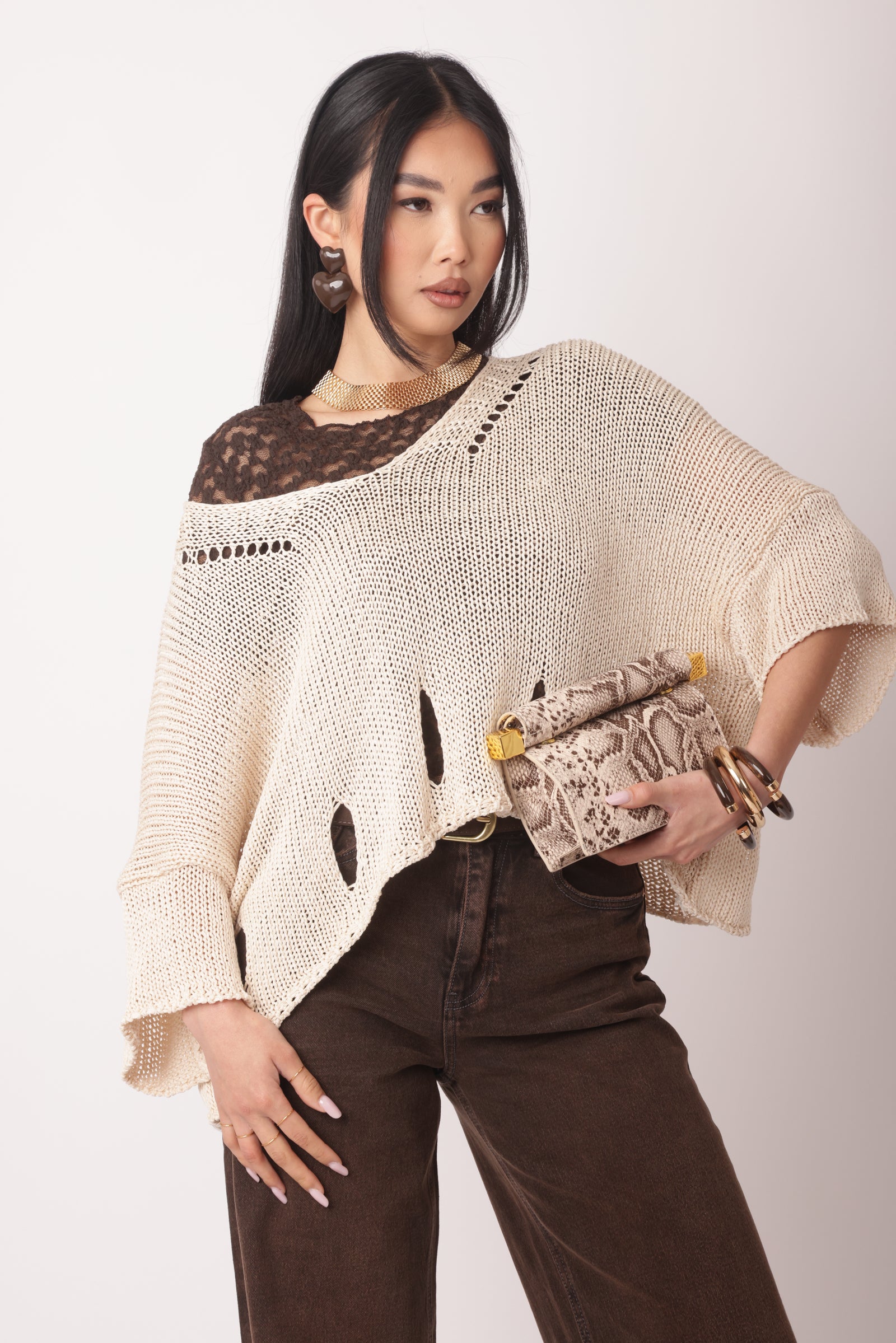 Maglia Filo Scarlett Gesso