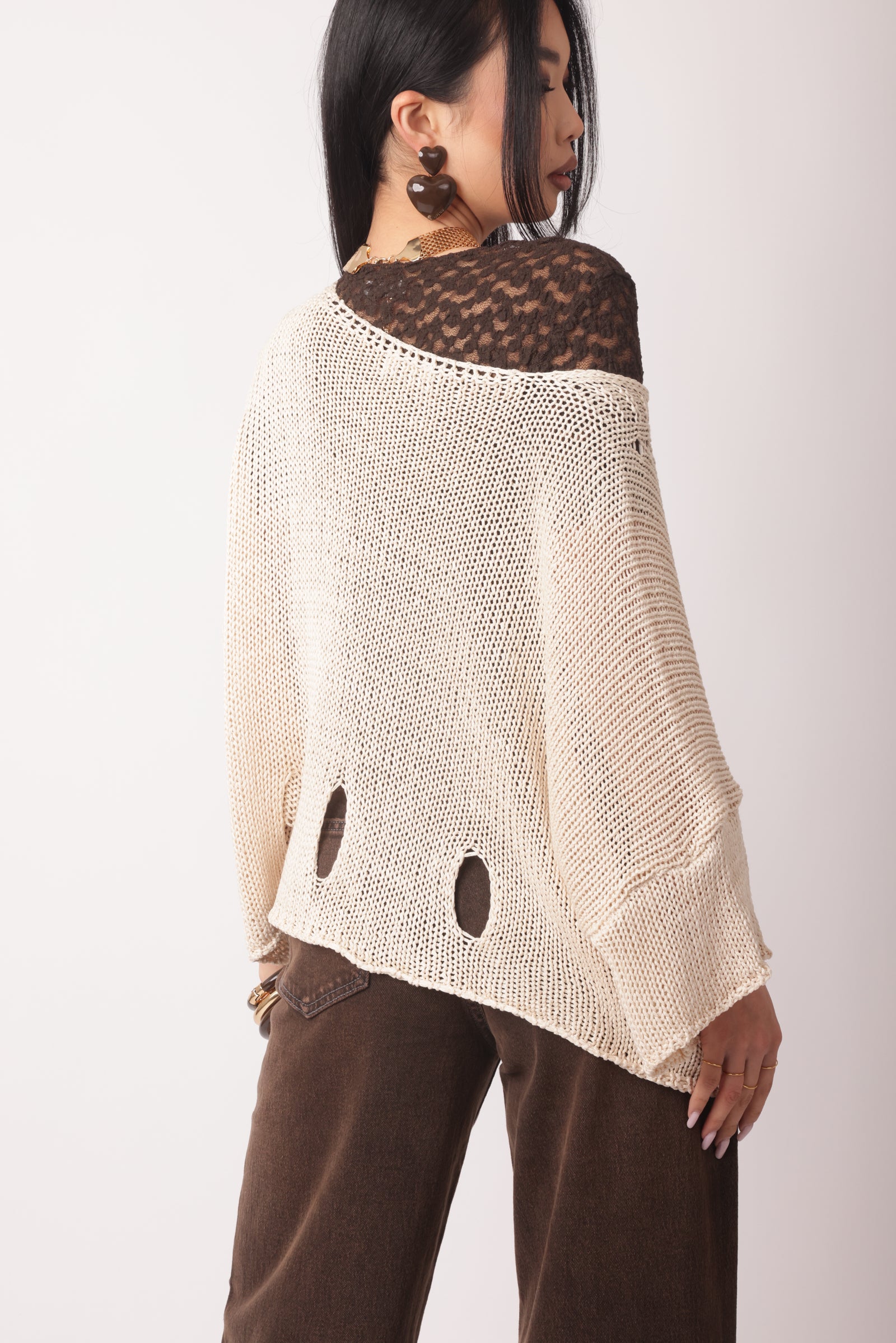 Maglia Filo Scarlett Gesso