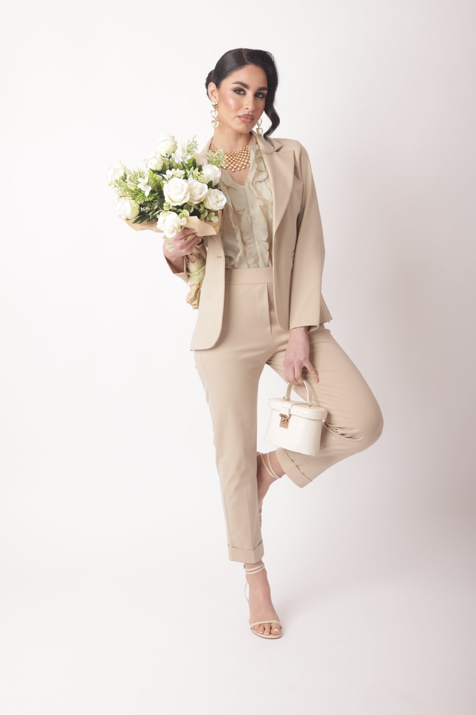 Pantalone Punto Milano Capri-Sporty Beige