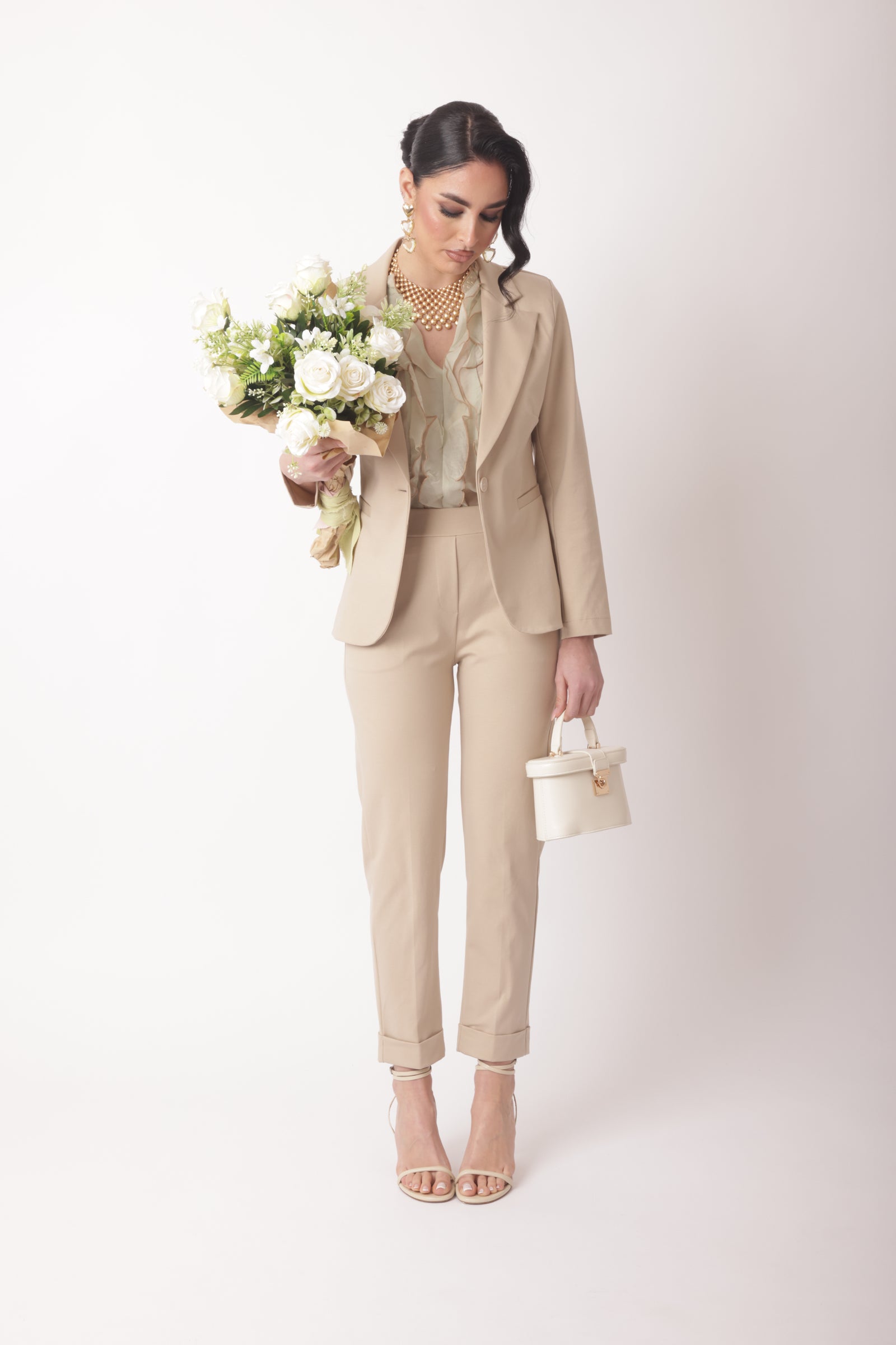 Pantalone Punto Milano Capri-Sporty Beige