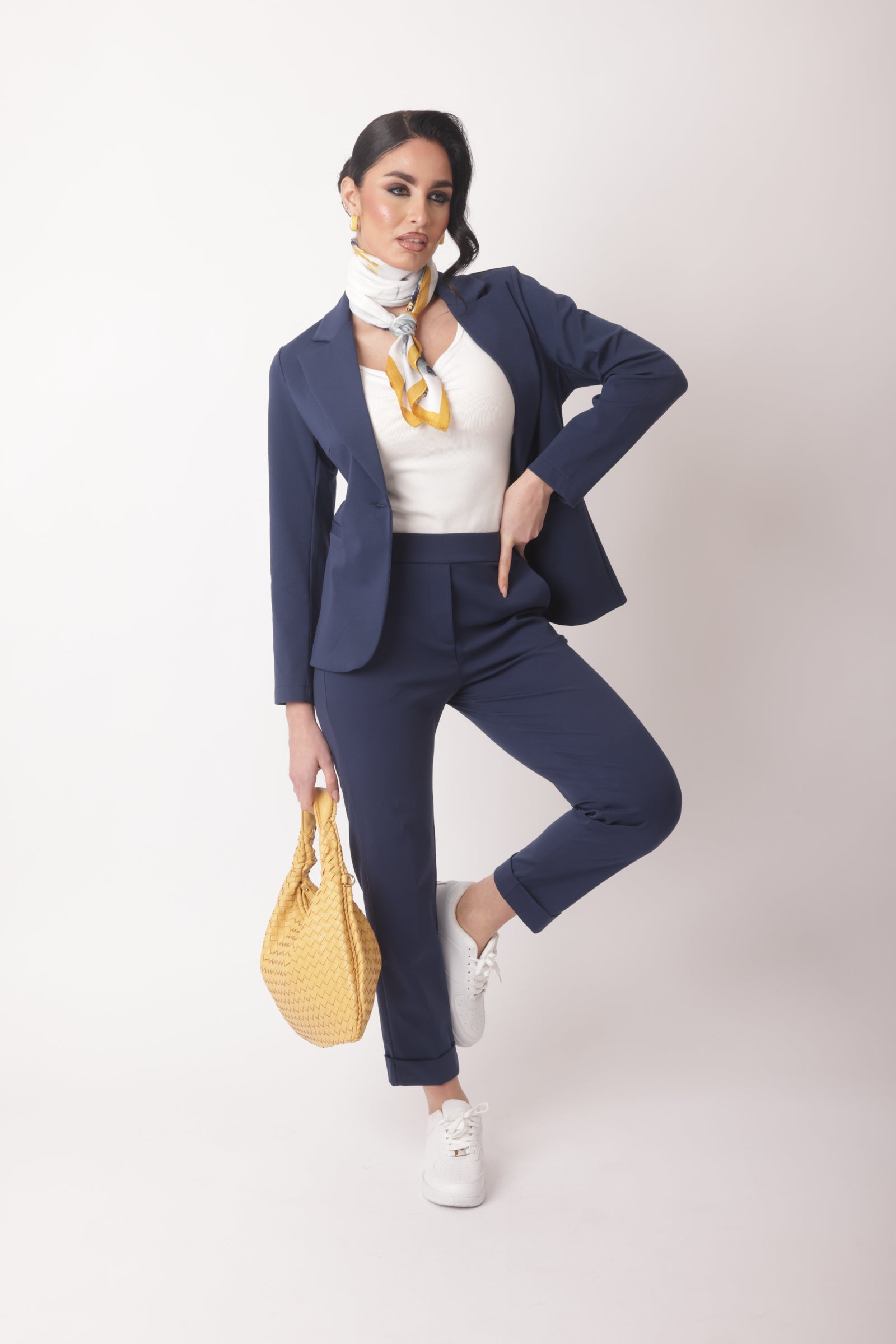 Pantalone Punto Milano Capri-Sporty Blu