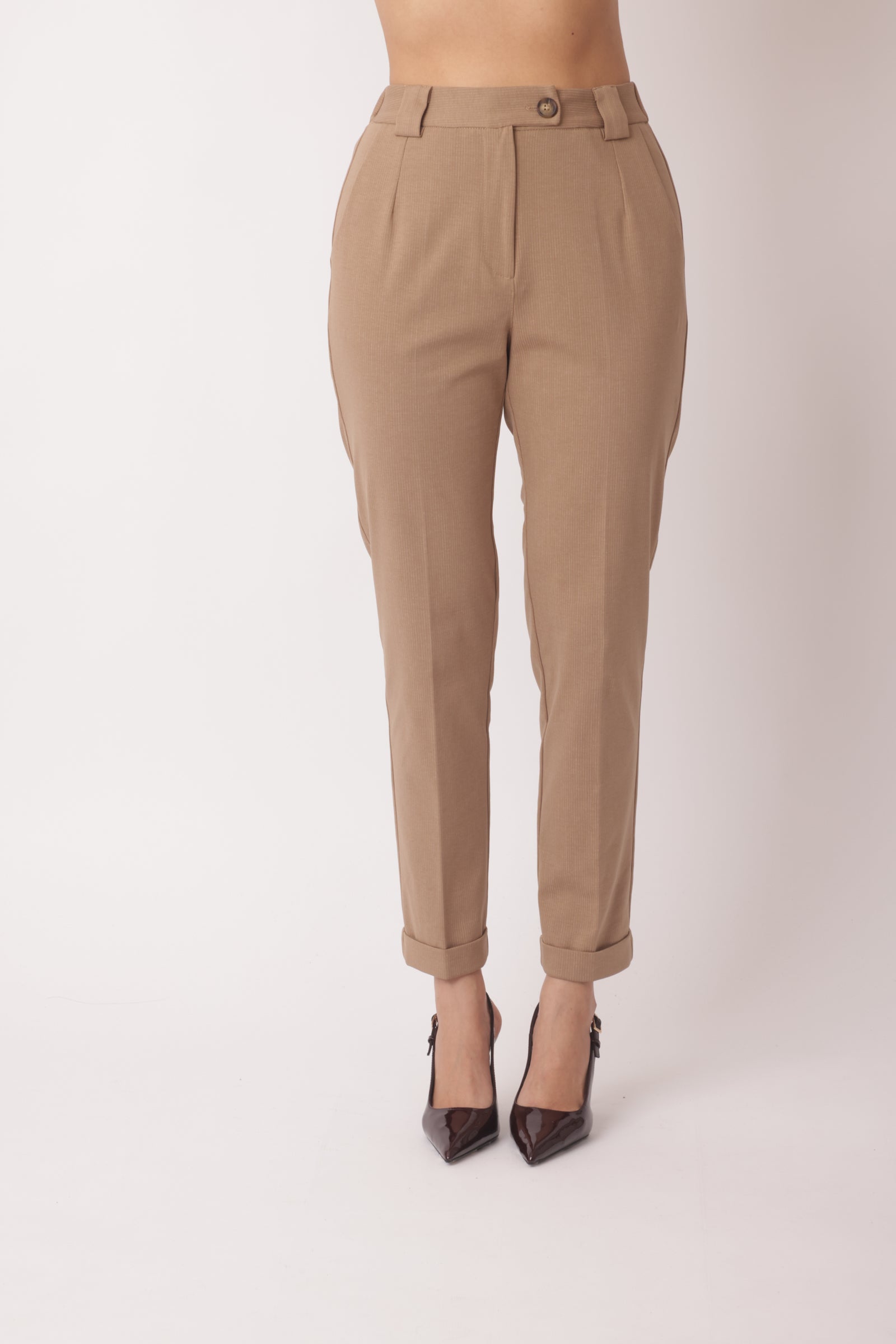 Pantalone Capri Vittoria Beige