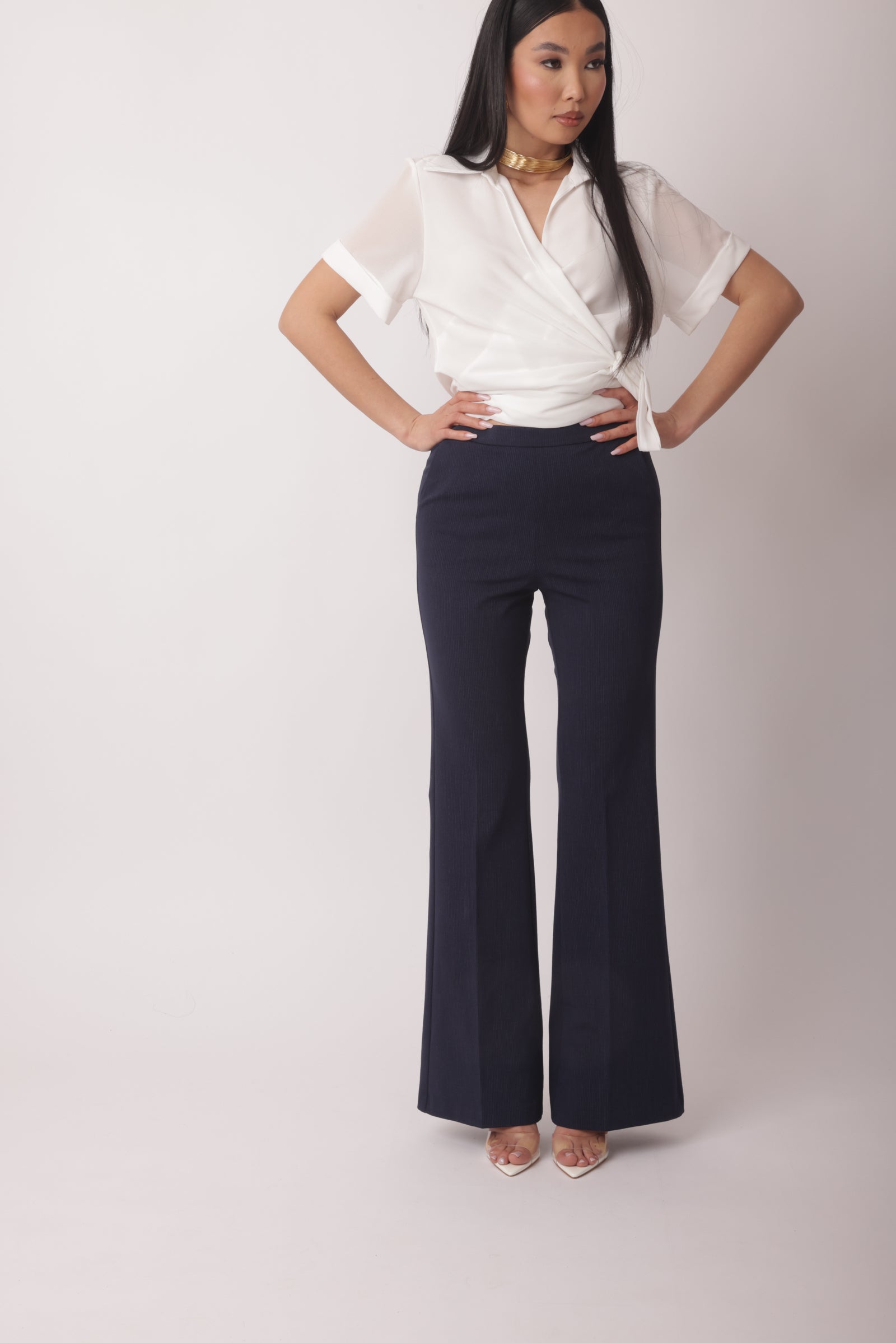 Pantalone Zampa Vittoria Blu