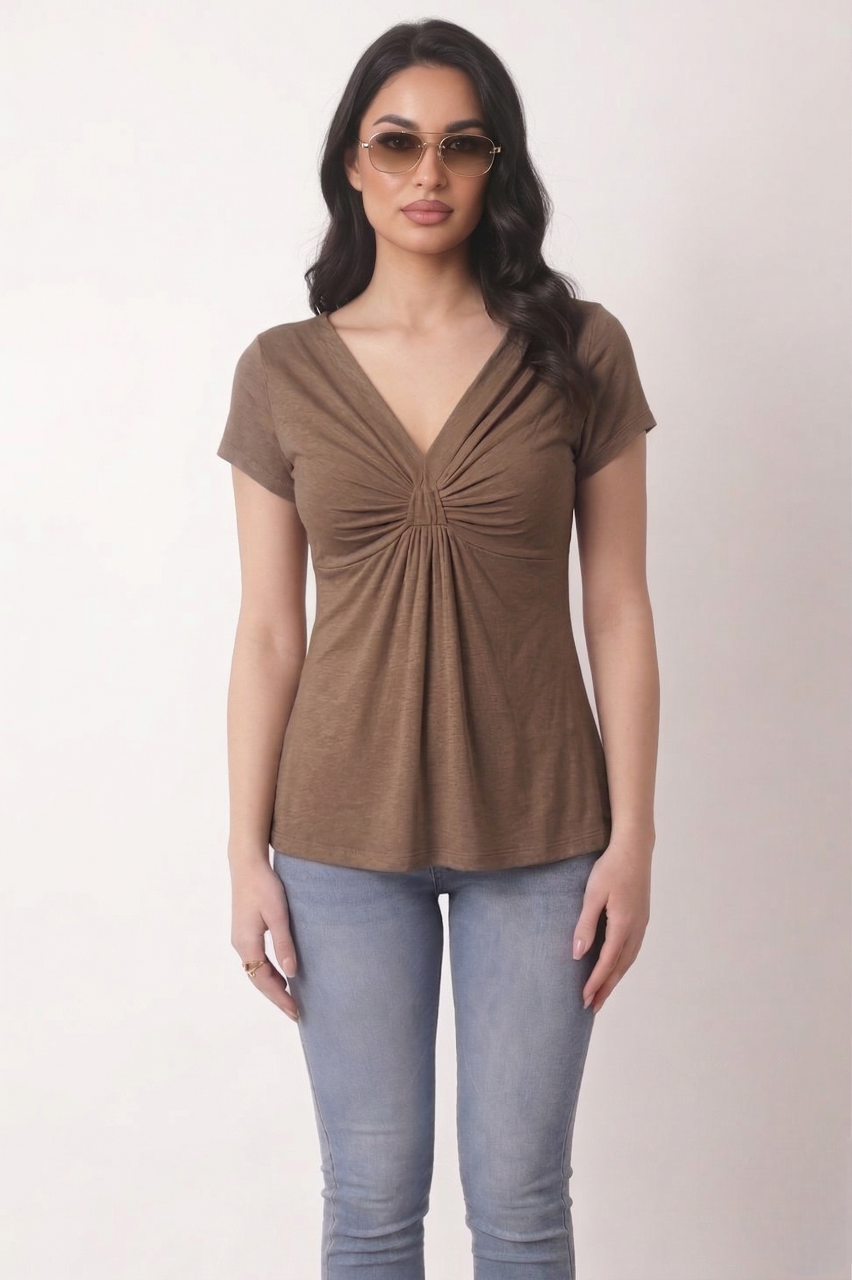 Maglia Nodo Tabacco