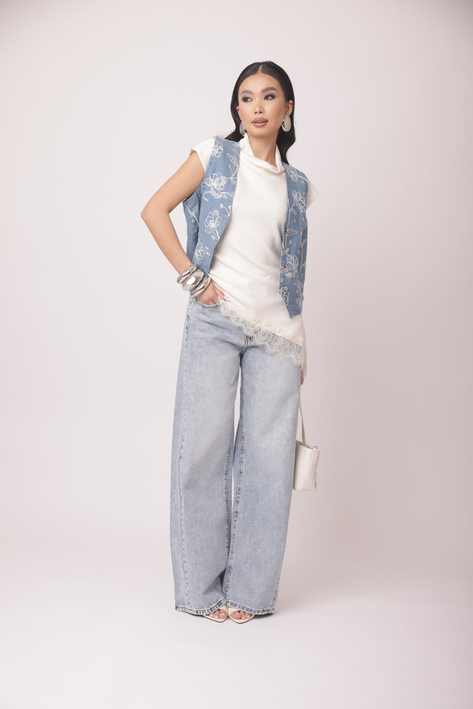 Jeans Panama denim chiaro|Colore:Denim chiaro