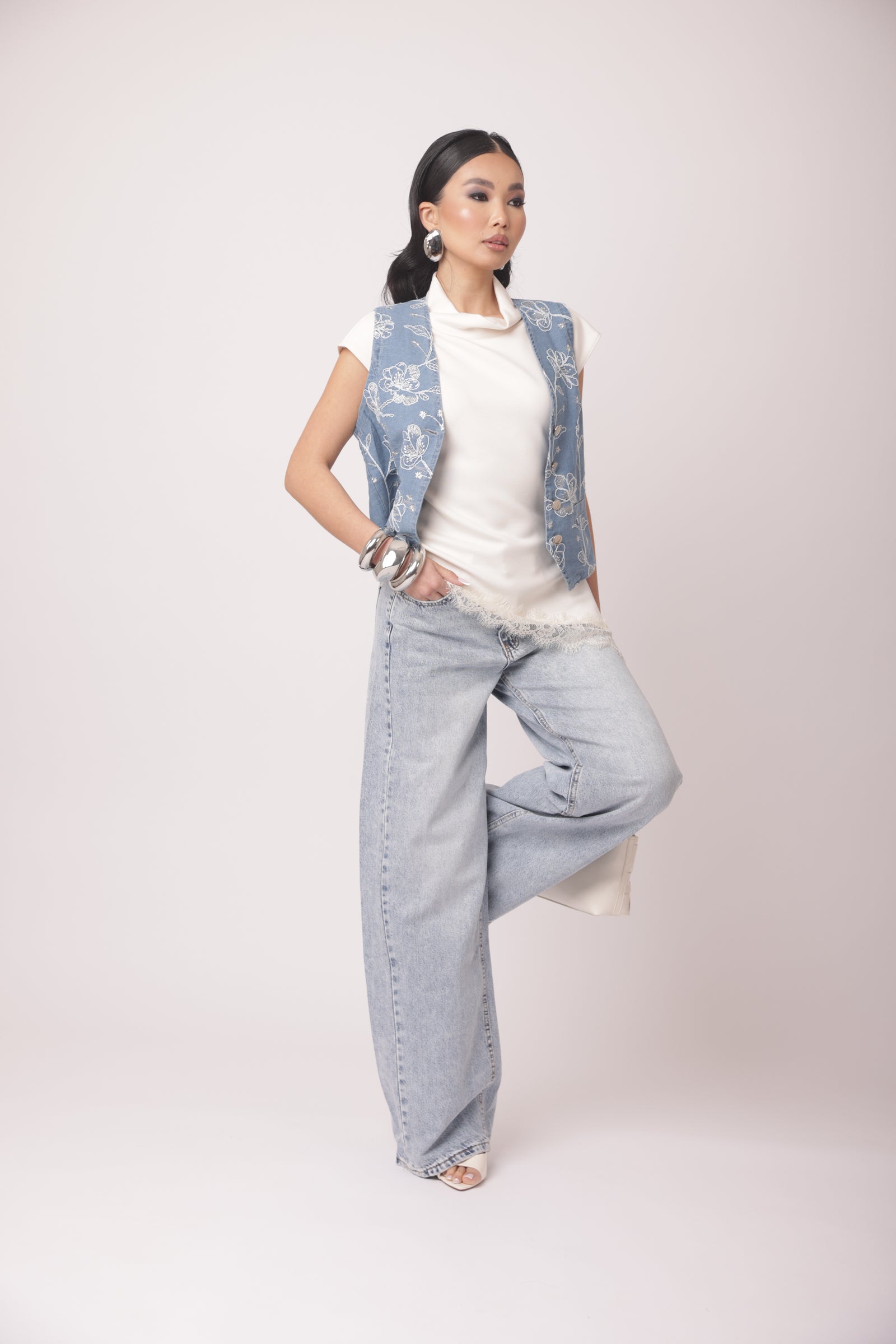 Jeans Panama denim chiaro|Colore:Denim chiaro