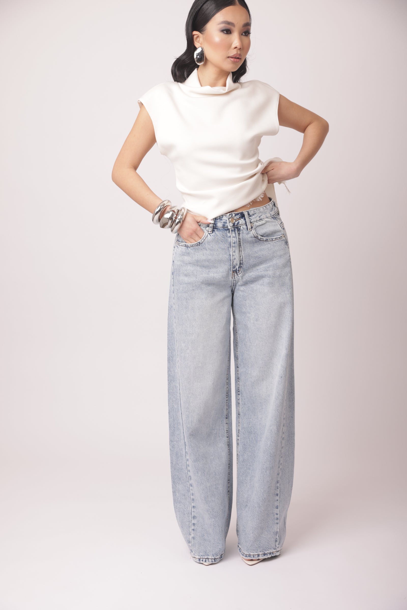 Jeans Panama denim chiaro|Colore:Denim chiaro