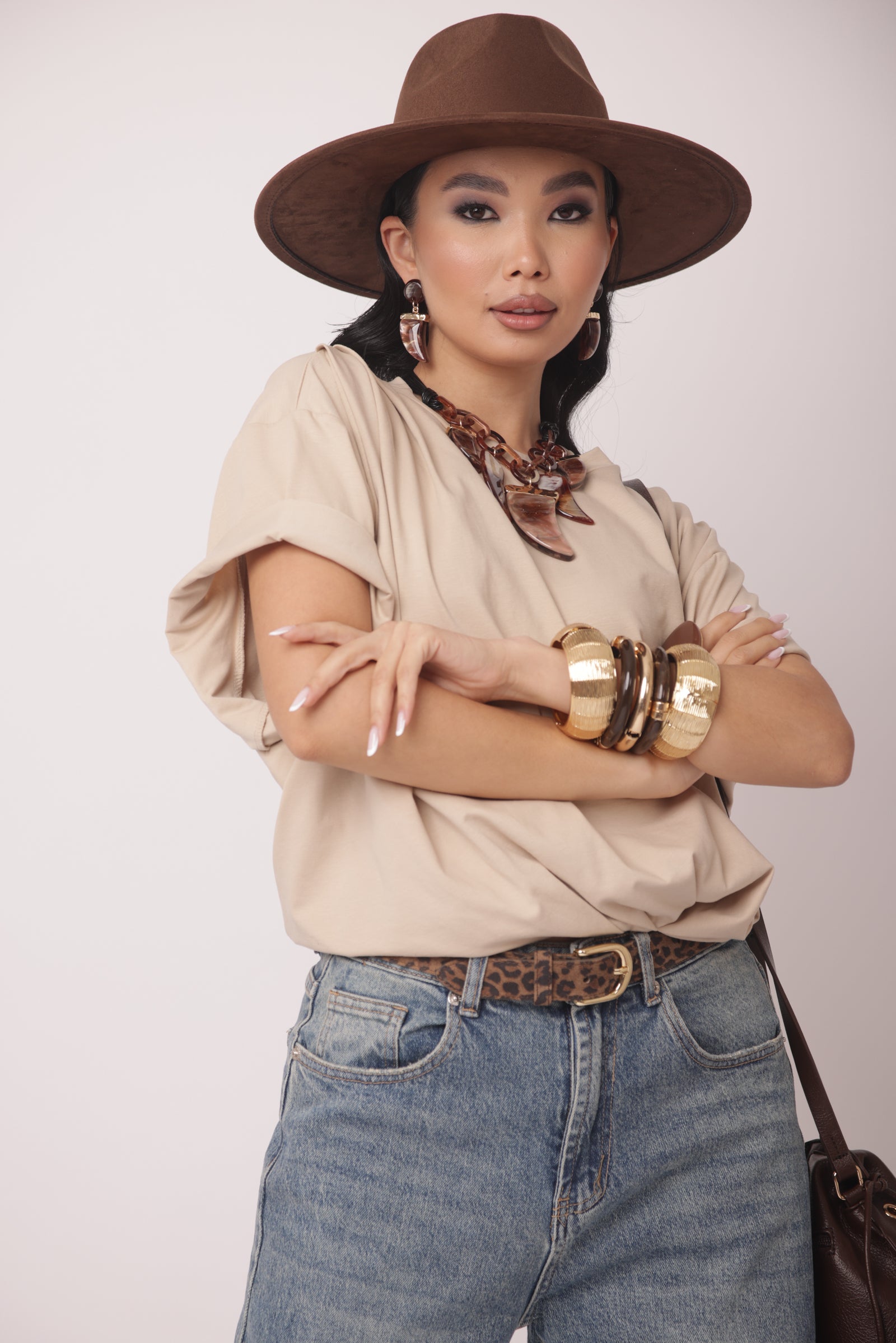 T-Shirt Nancy beige|Colore:Beige