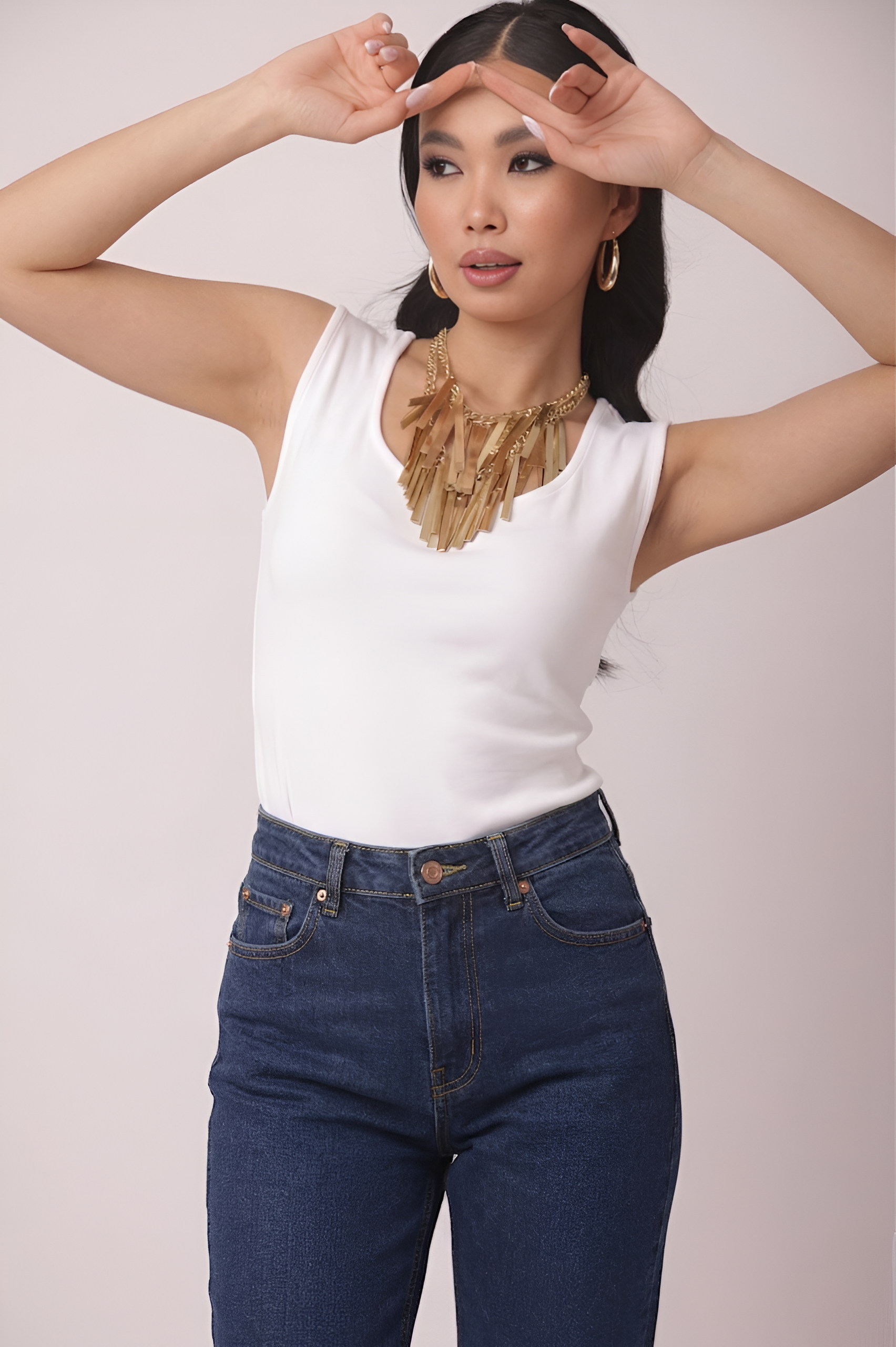 Canotta Basic bianco|Colore:Bianco