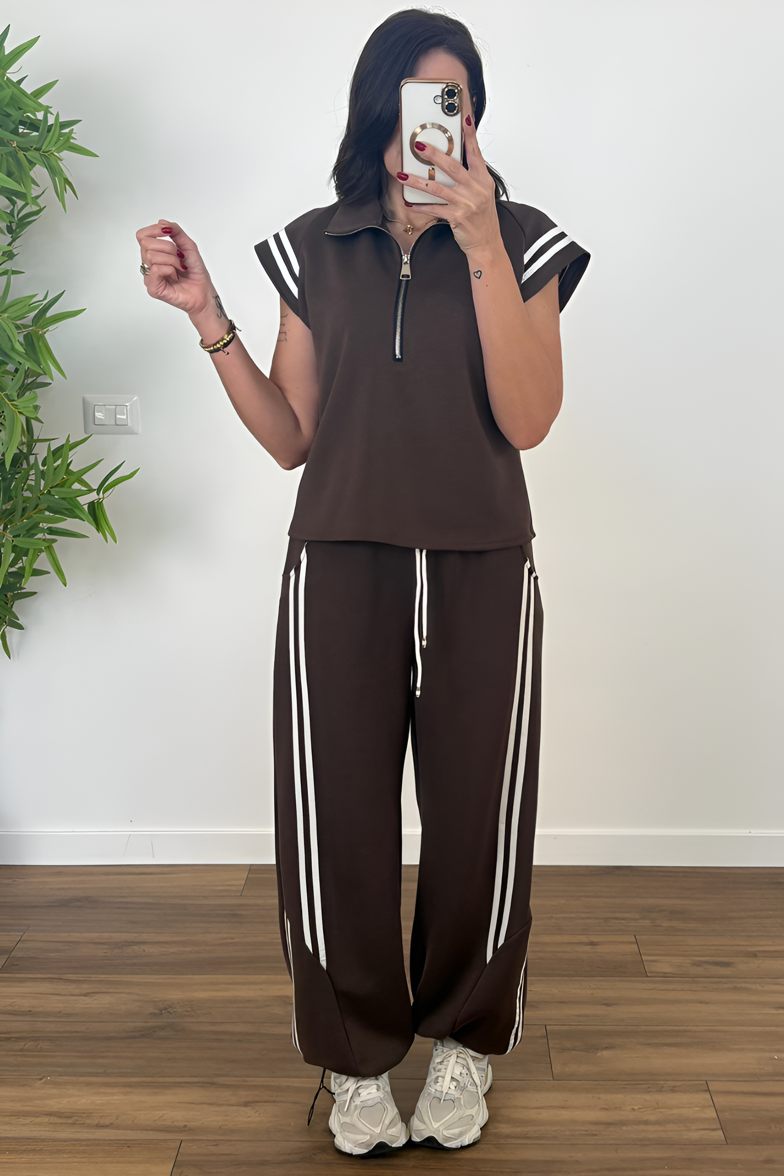 Coordinato Joy cacao|Colore:Cacao