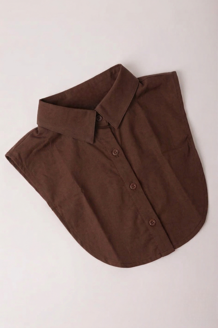 Collo Camicia Basic testa di moro|Colore:Testa di moro