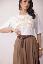 T-Shirt Venice bianco|Colore:Bianco