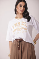 T-Shirt Venice bianco|Colore:Bianco