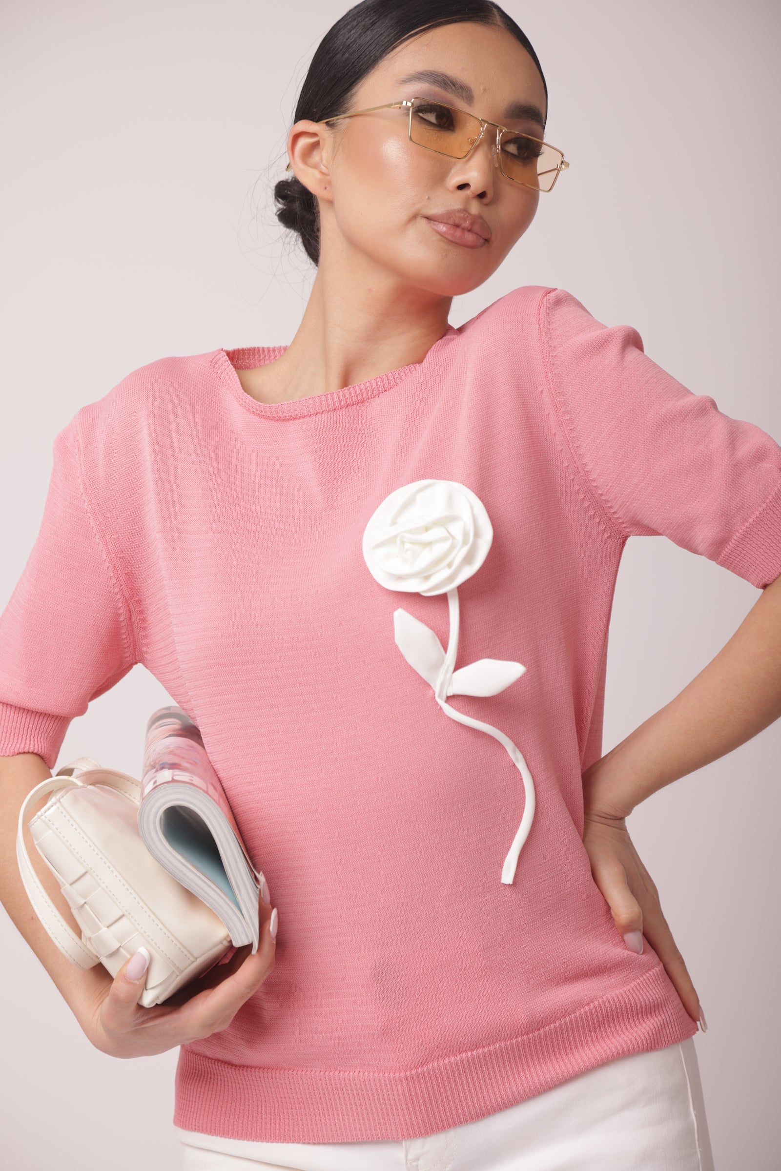 Maglia Rose rosa|Colore:Rosa