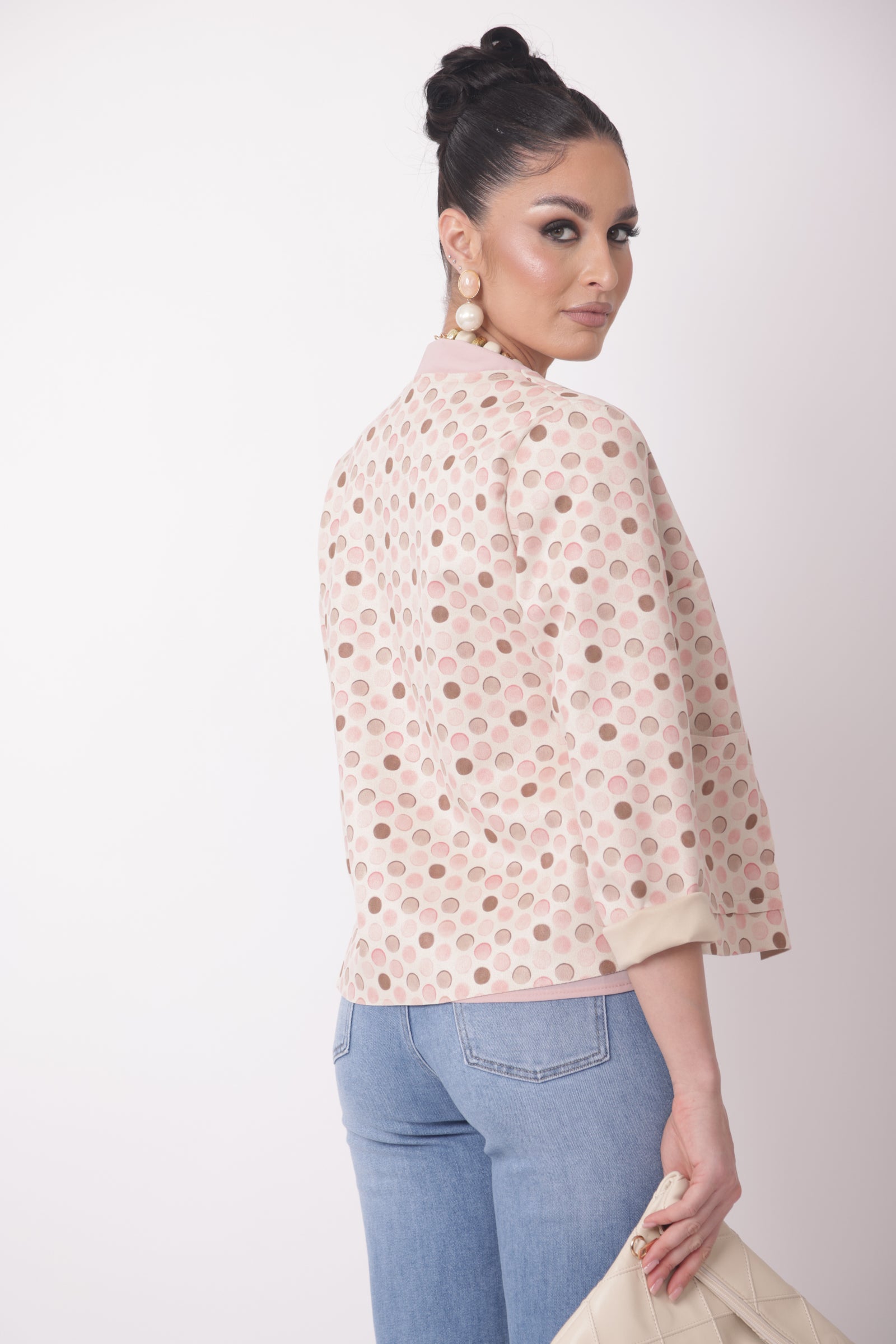 Bolero Pois rosa|Colore:Rosa