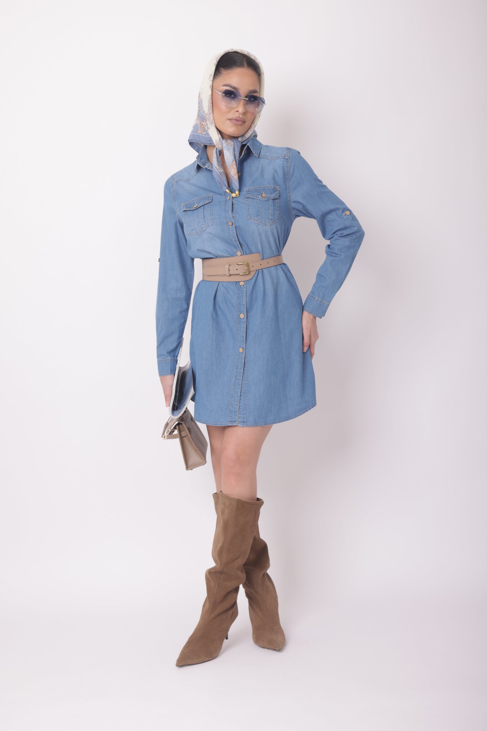 Abito Zoe denim|Colore:Denim