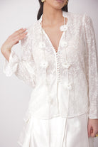 Blusa Charlotte panna|Colore:Panna