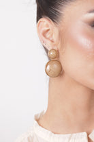 Orecchini Tondi cacao|Colore:Cacao