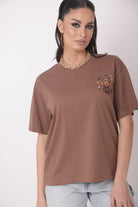 T-Shirt Bassotto cacao|Colore:Cacao