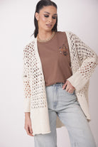 Cardigan Helda burro|Colore:Burro