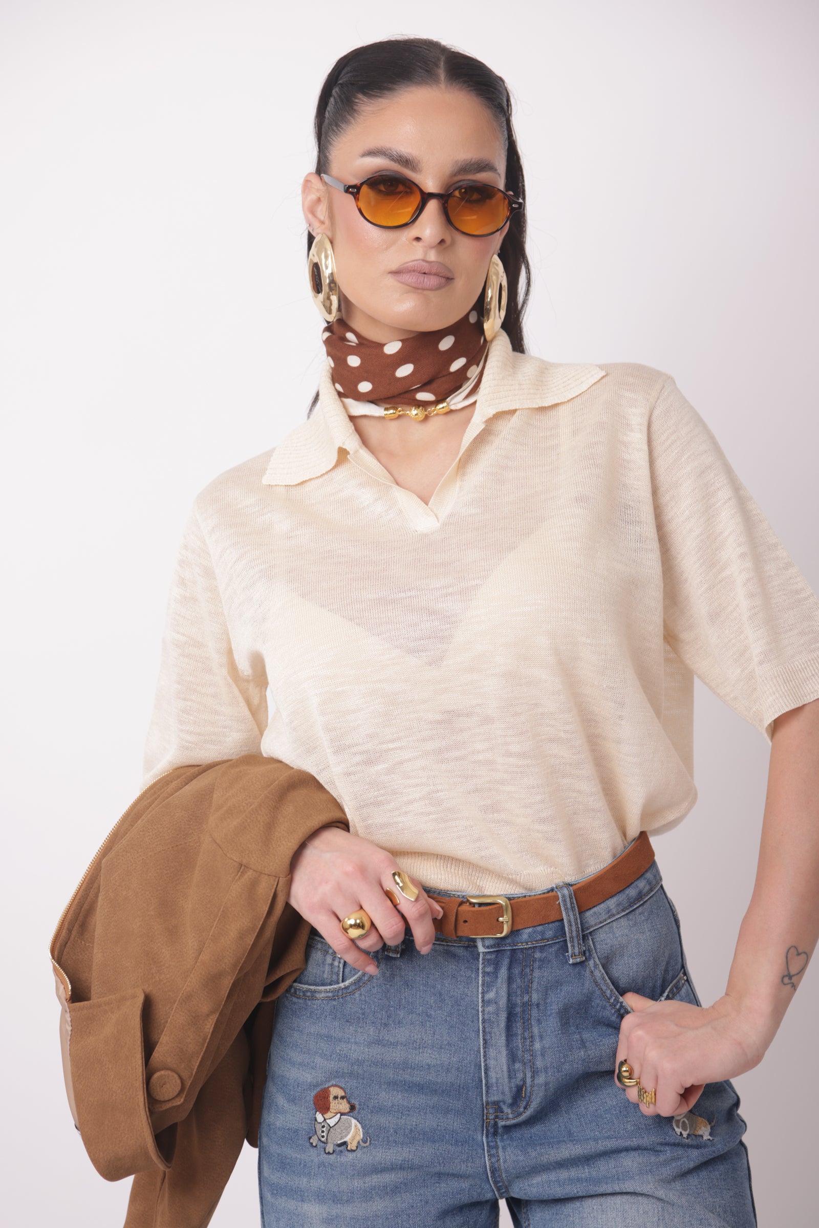 Maglia Giovy beige|Colore:Beige