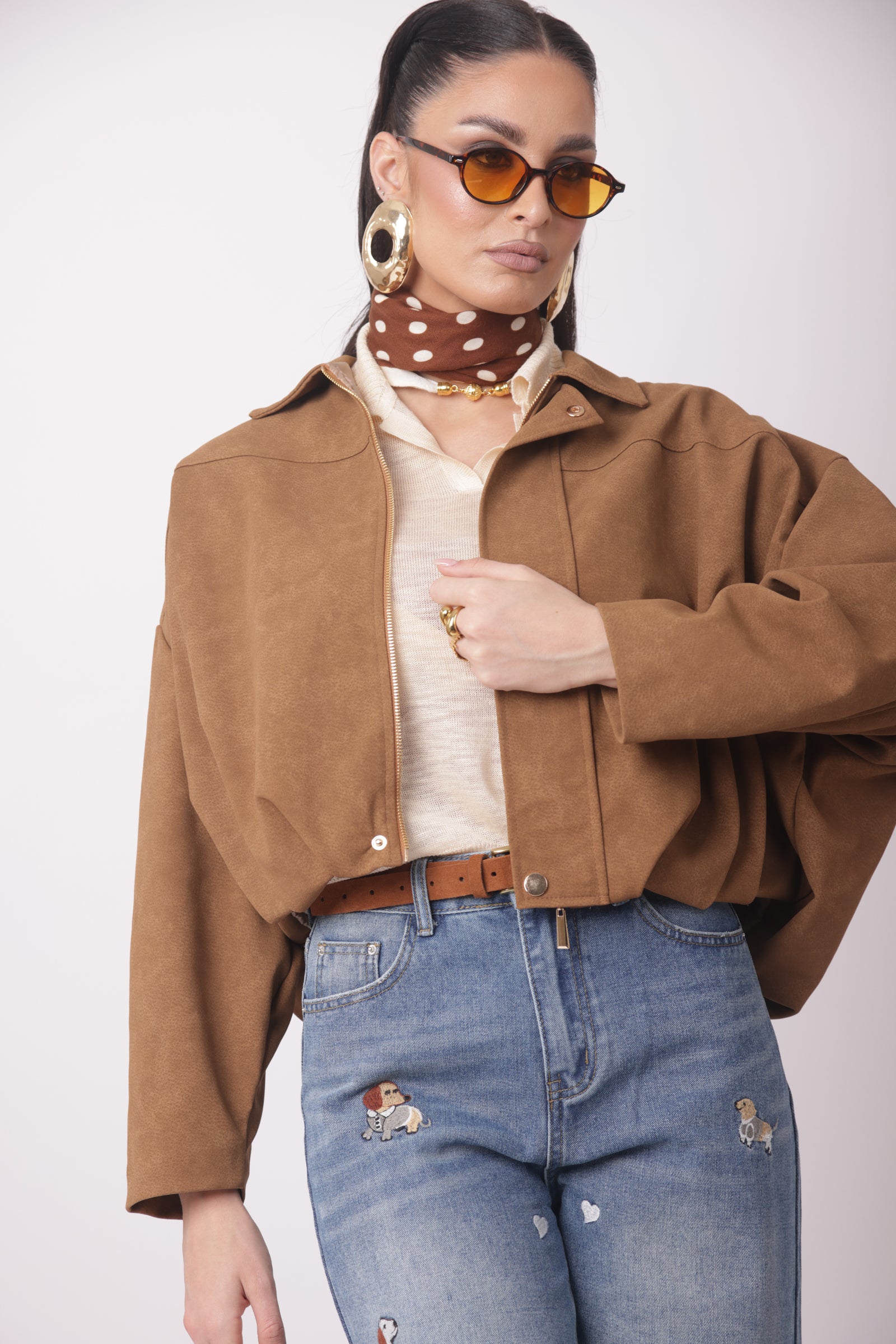 Giubbino Alicia tabacco|Colore:Tabacco