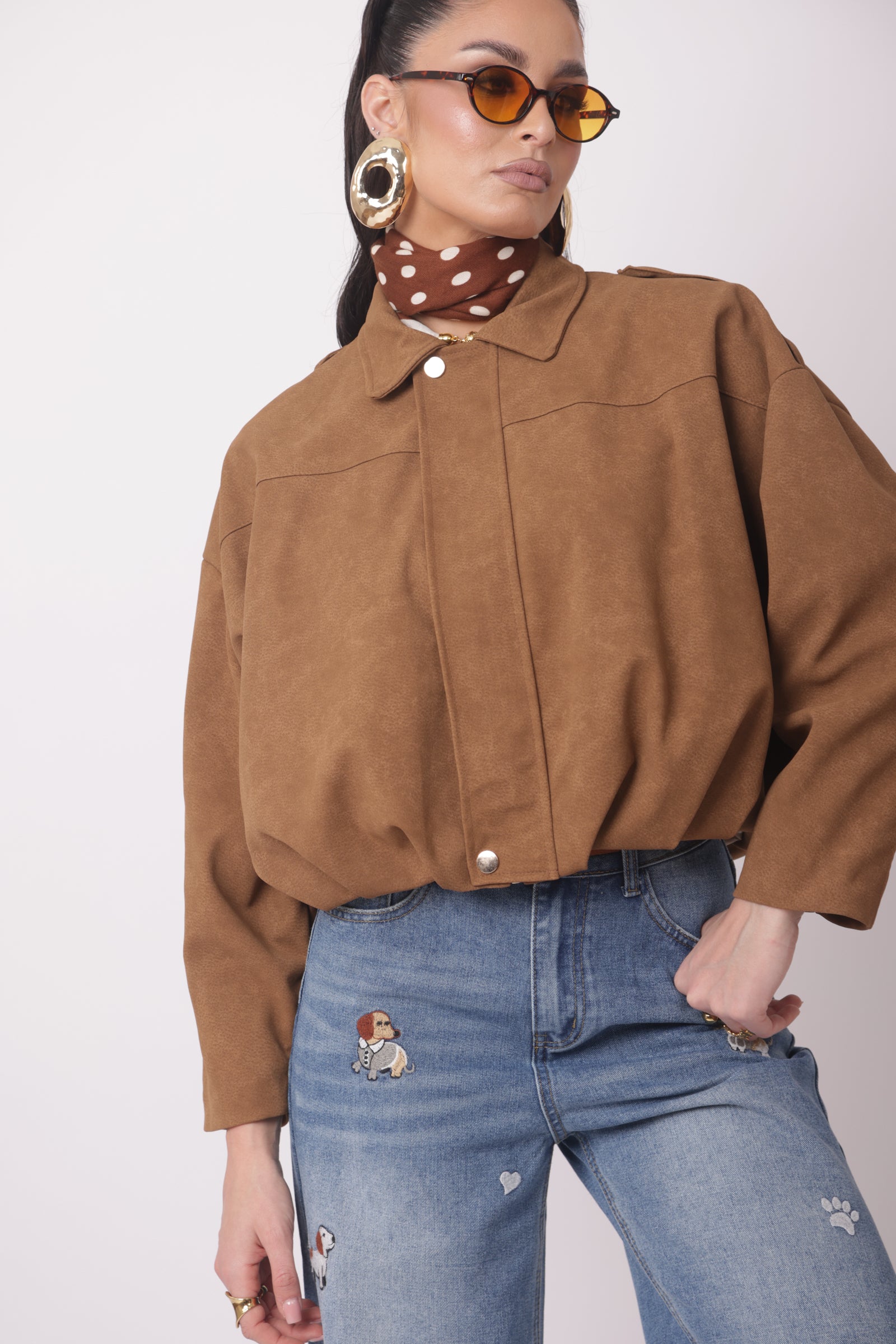 Giubbino Alicia tabacco|Colore:Tabacco