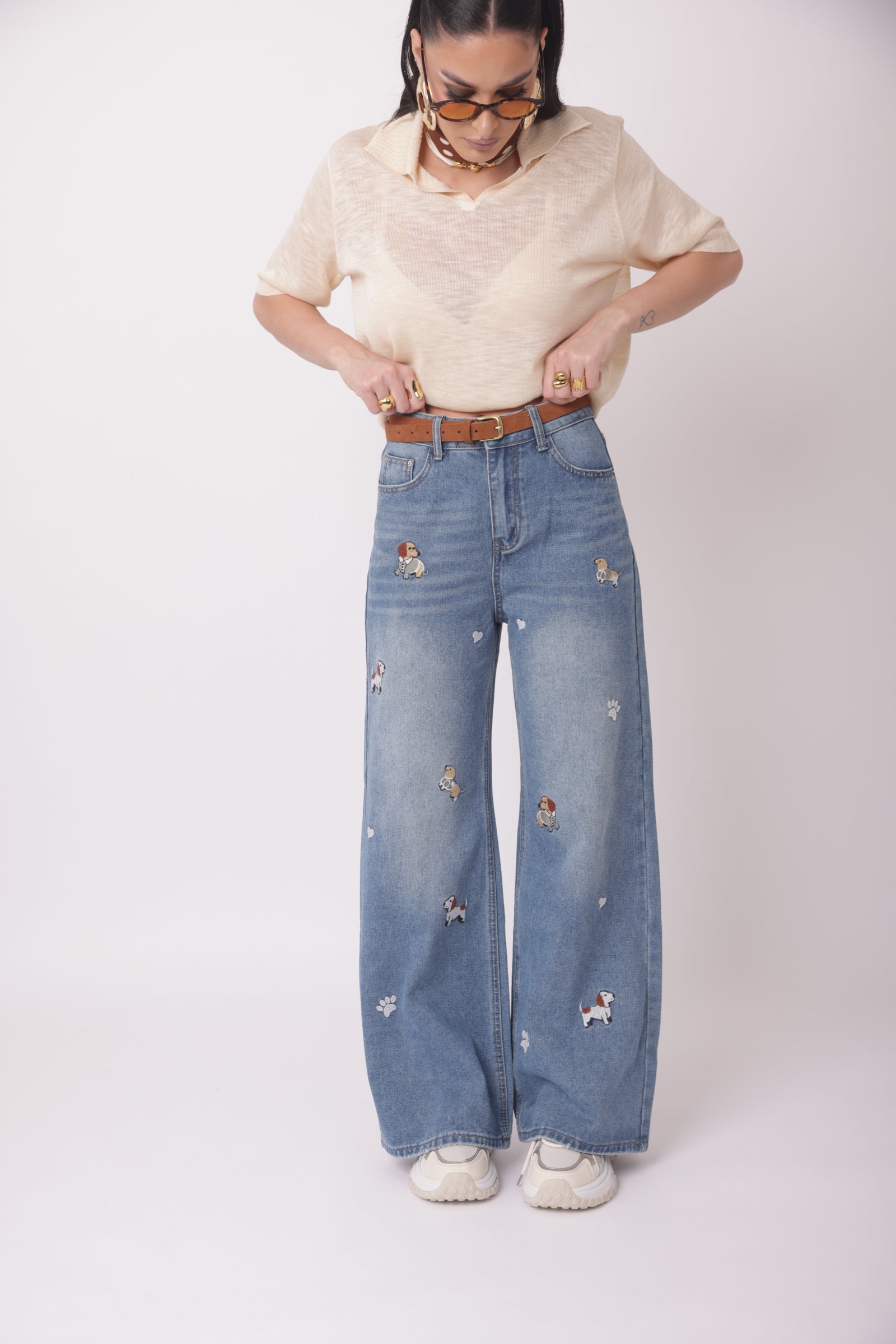 Jeans Bassotti denim|Colore:Denim