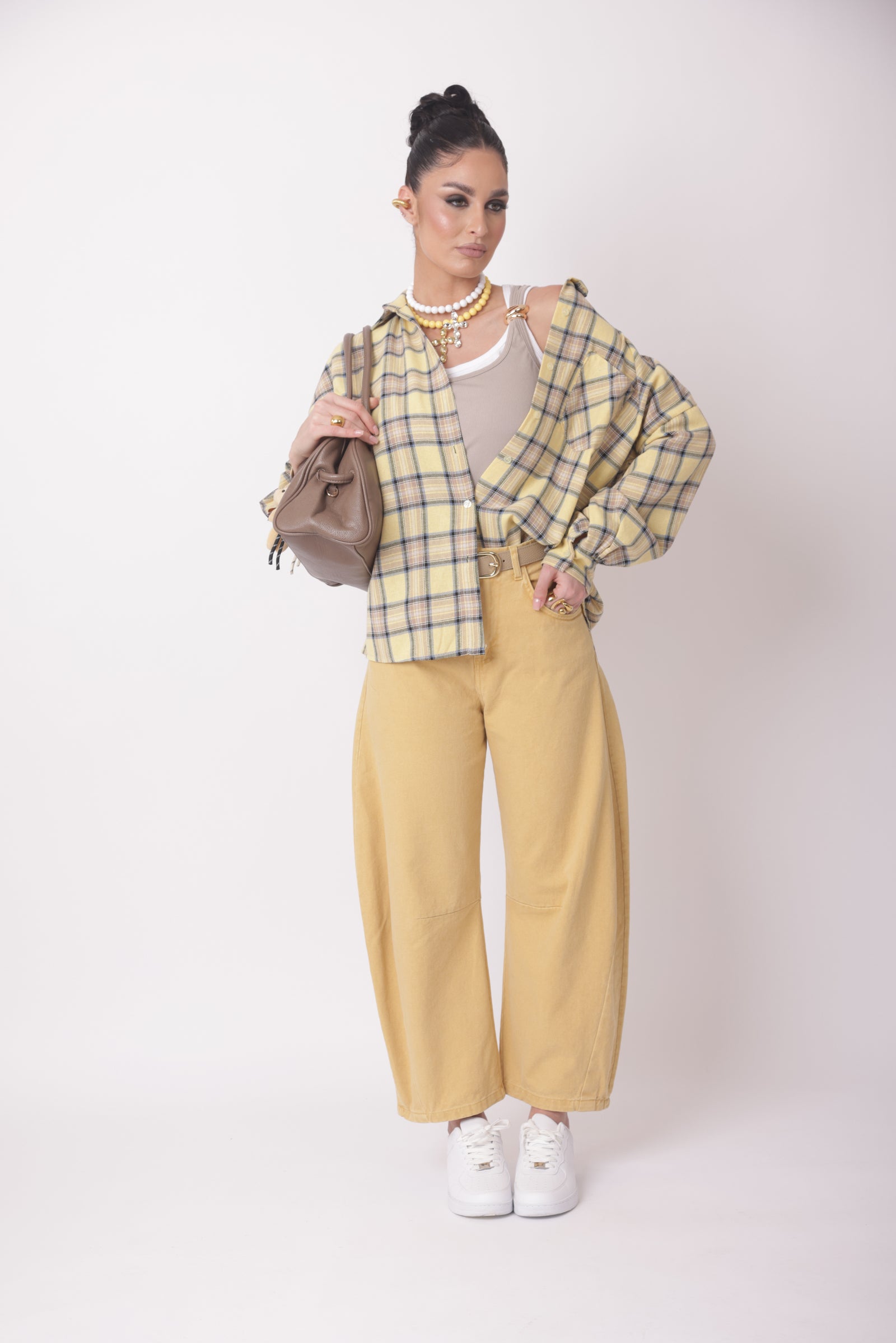 Pantalone Safari ocra|Colore:Ocra