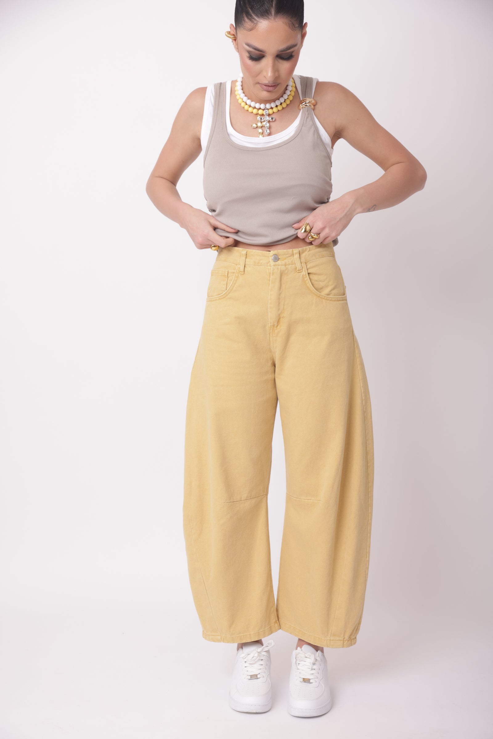 Pantalone Safari ocra|Colore:Ocra