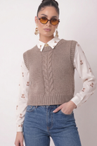 Gilet Tracy fango|Colore:Fango