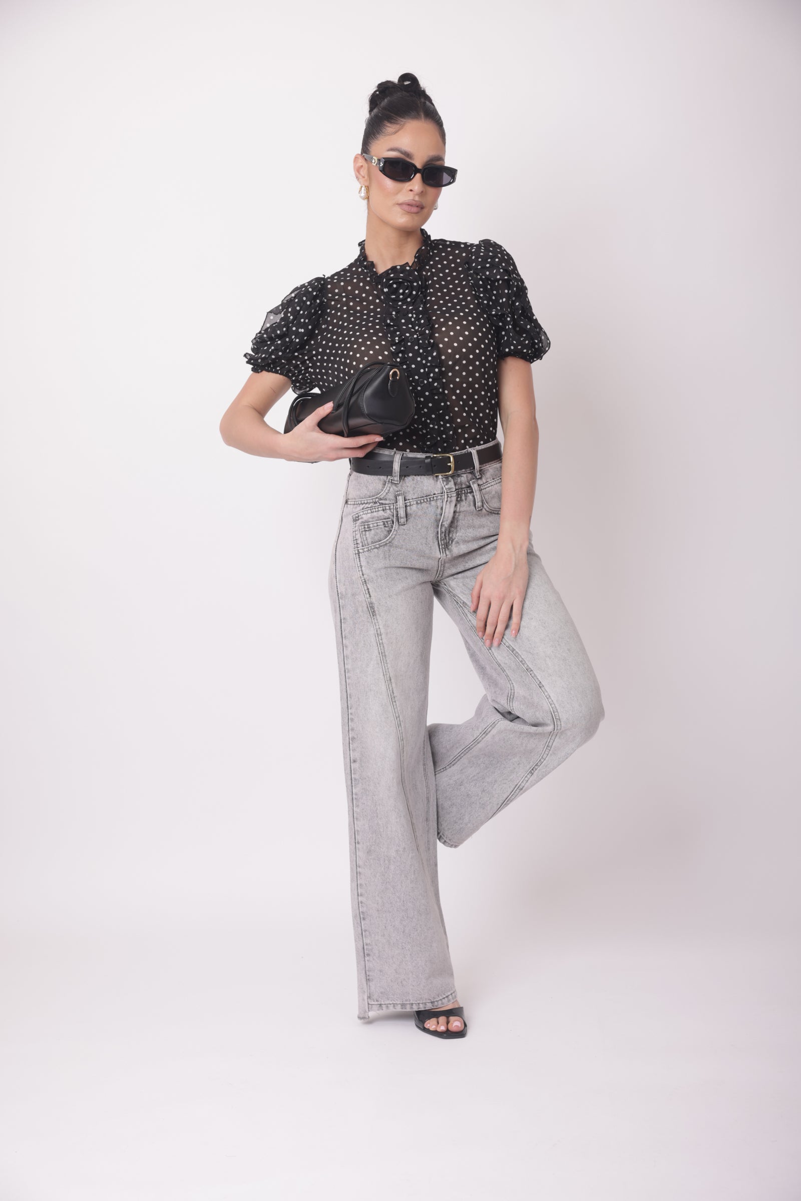 Jeans New York denim grigio|Colore:Denim grigio