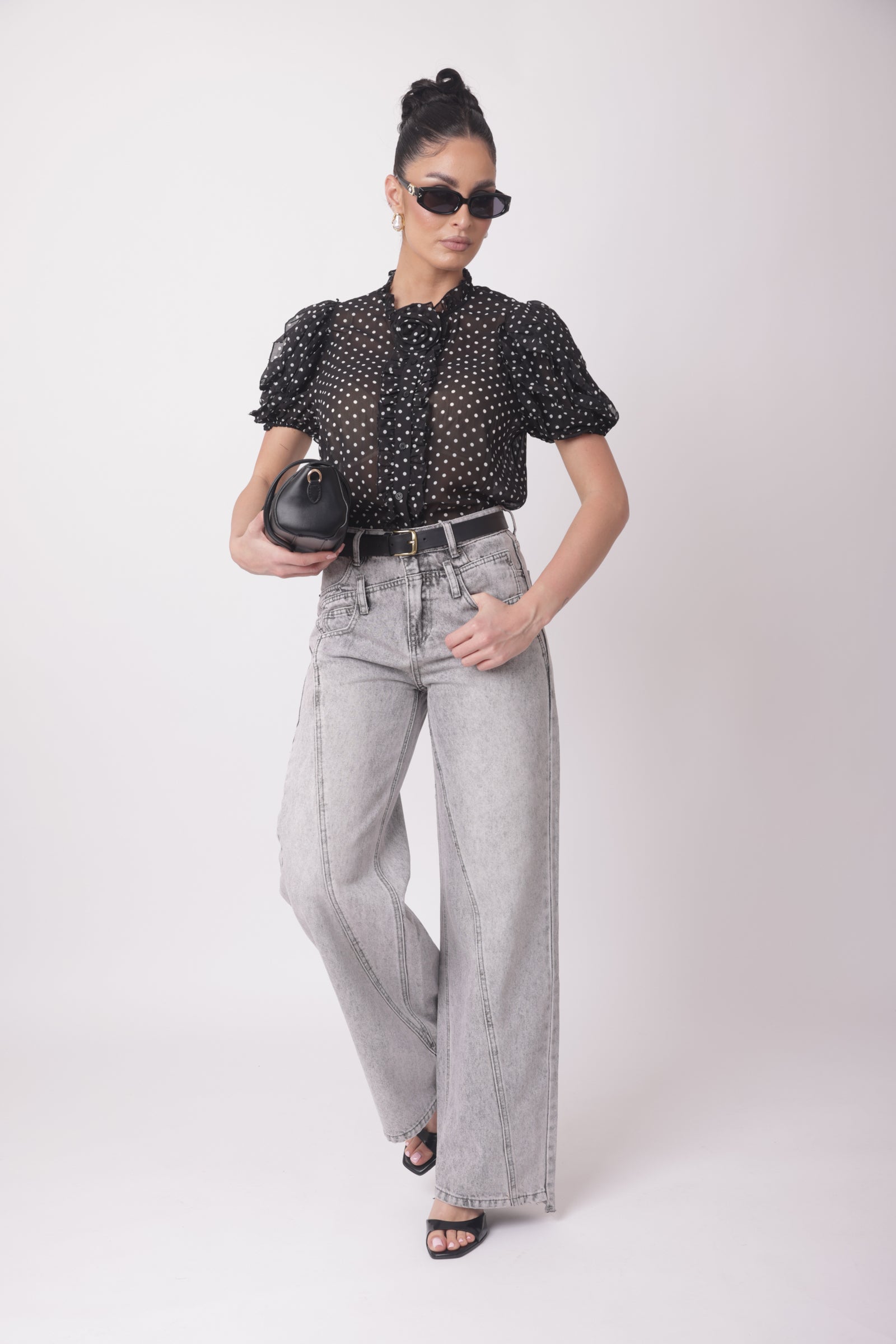 Jeans New York denim grigio|Colore:Denim grigio