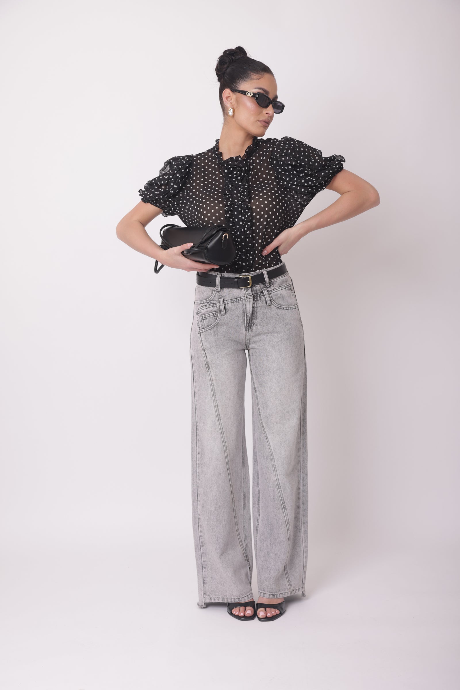 Jeans New York denim grigio|Colore:Denim grigio