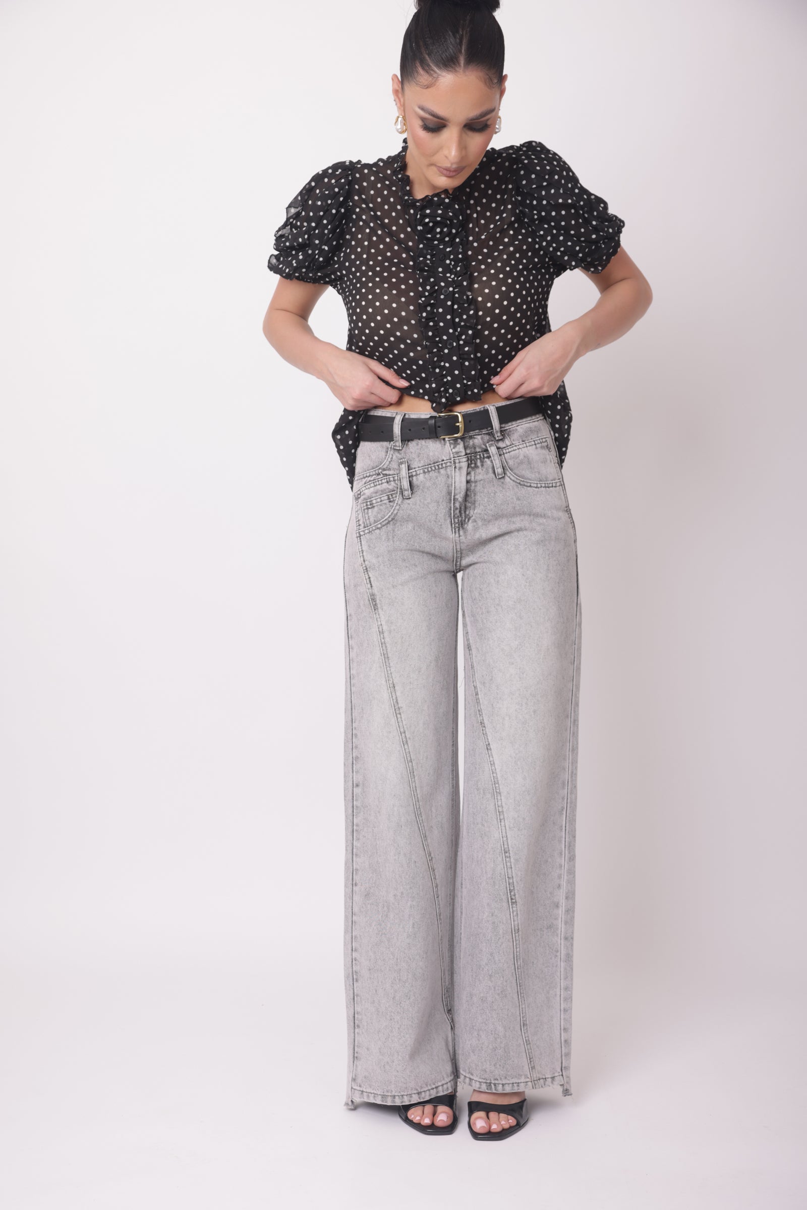 Jeans New York denim grigio|Colore:Denim grigio