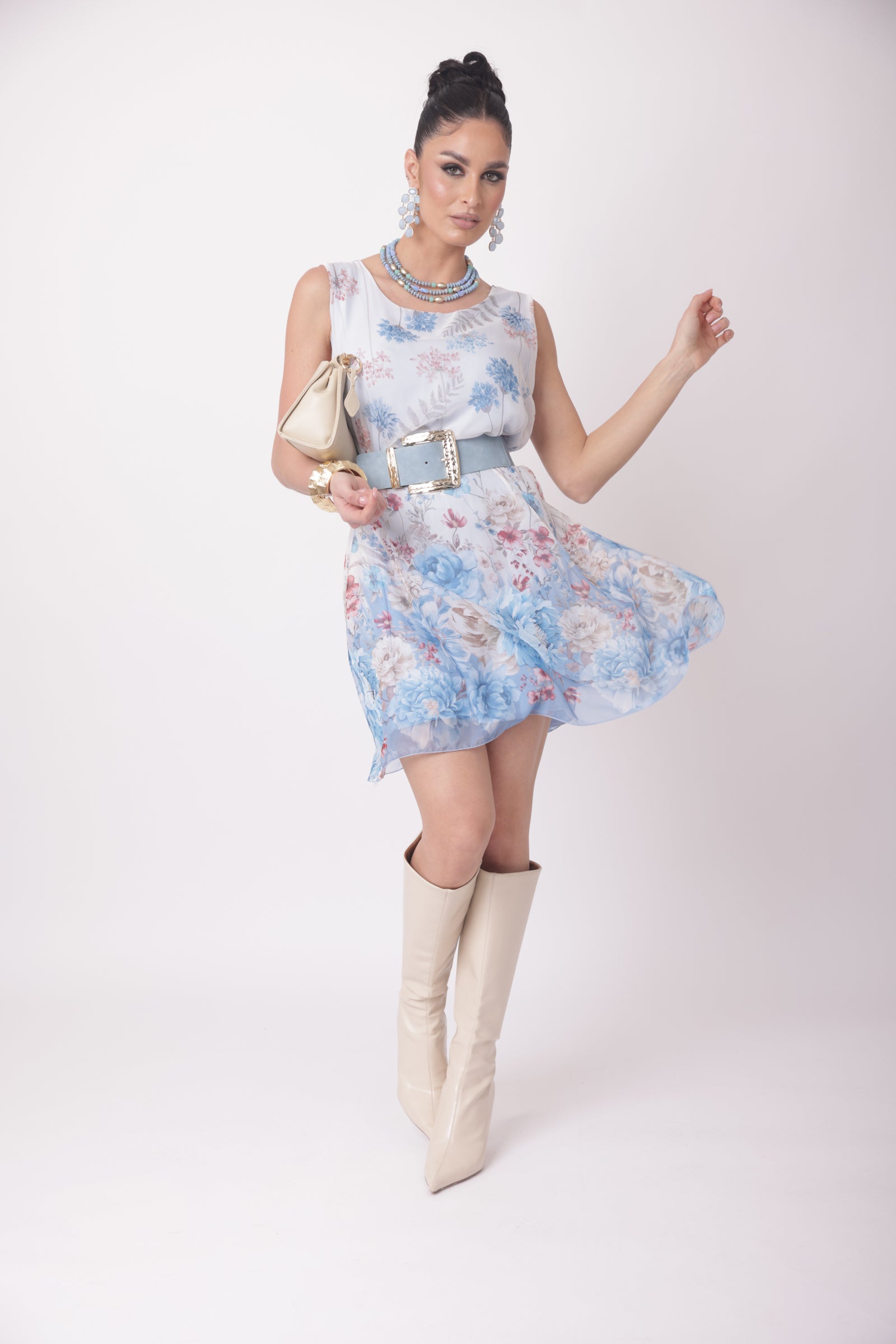 Abito Sky celeste|Colore:Celeste