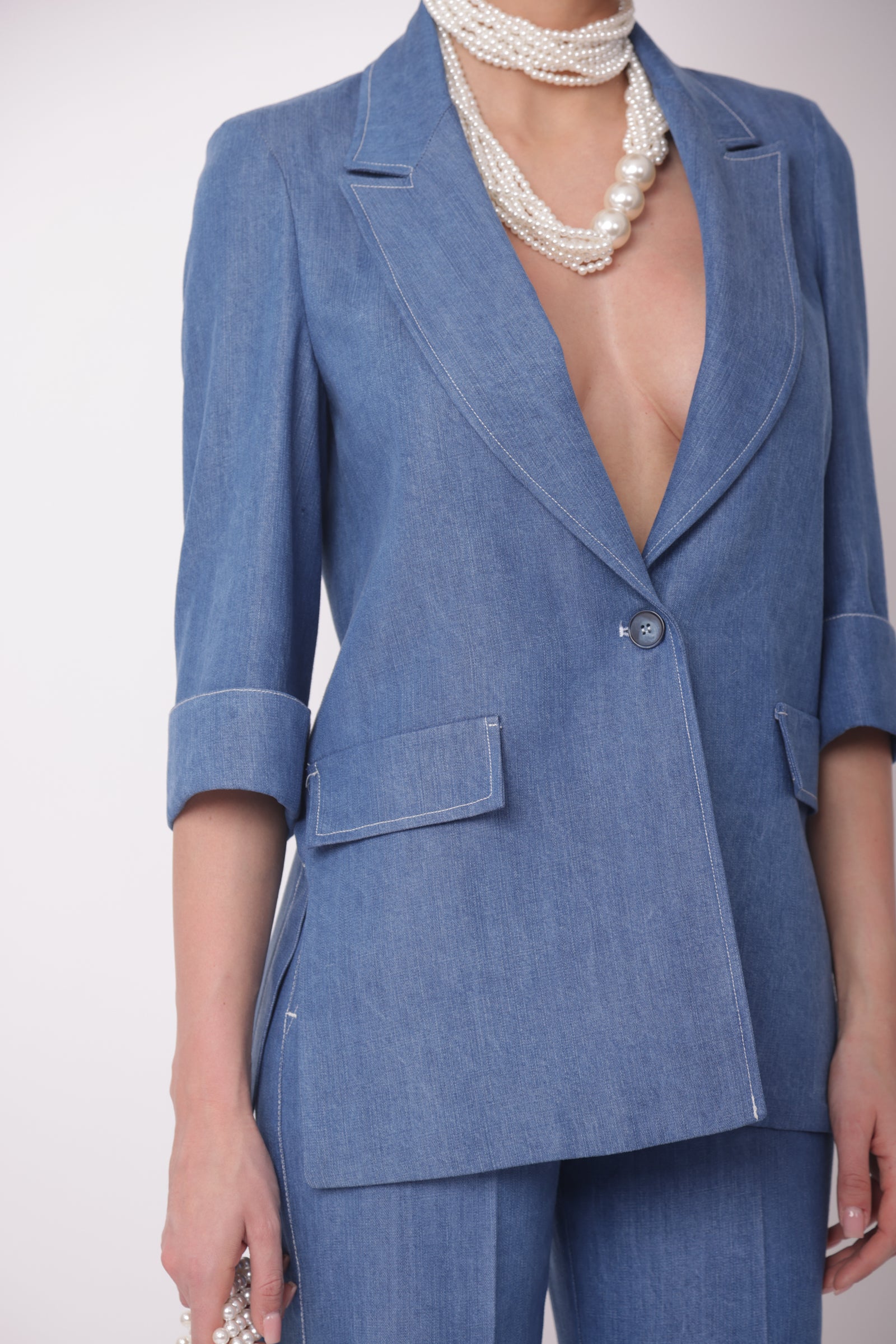 Giacca Taylor denim|Colore:Denim