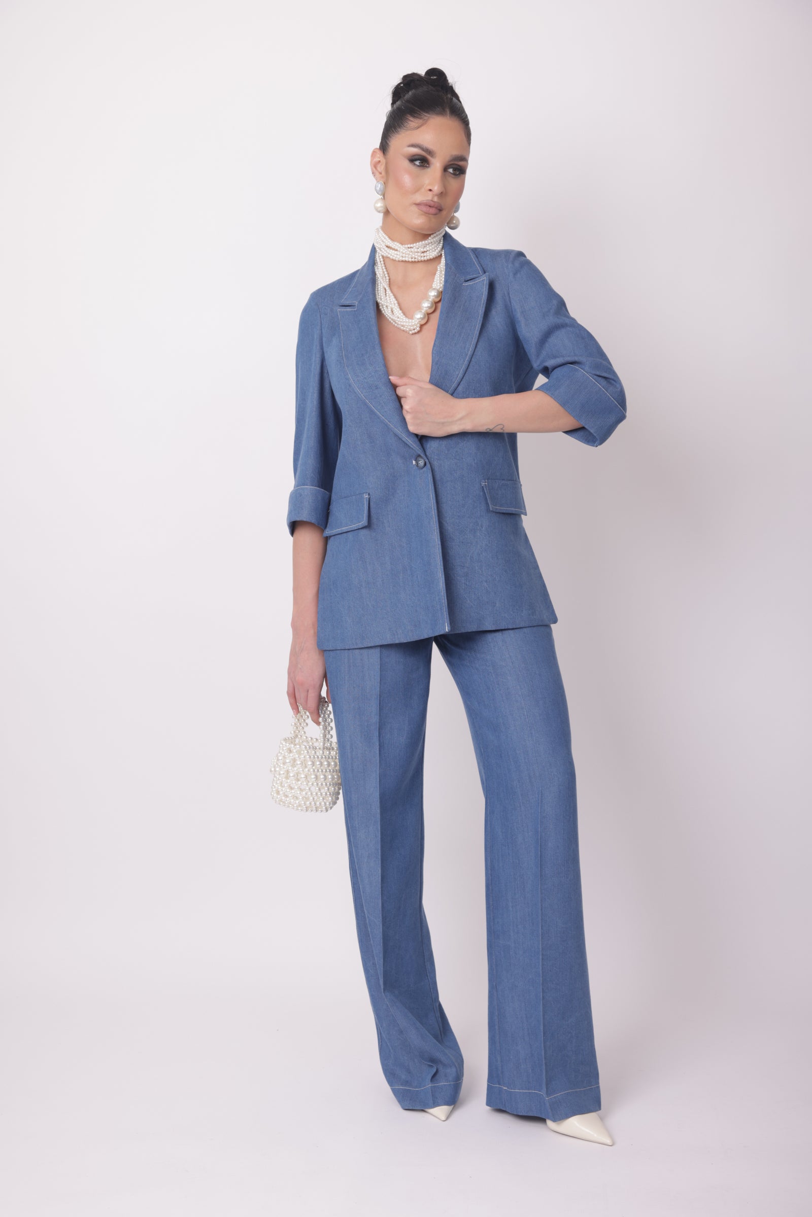 Pantalone Taylor denim|Colore:Denim